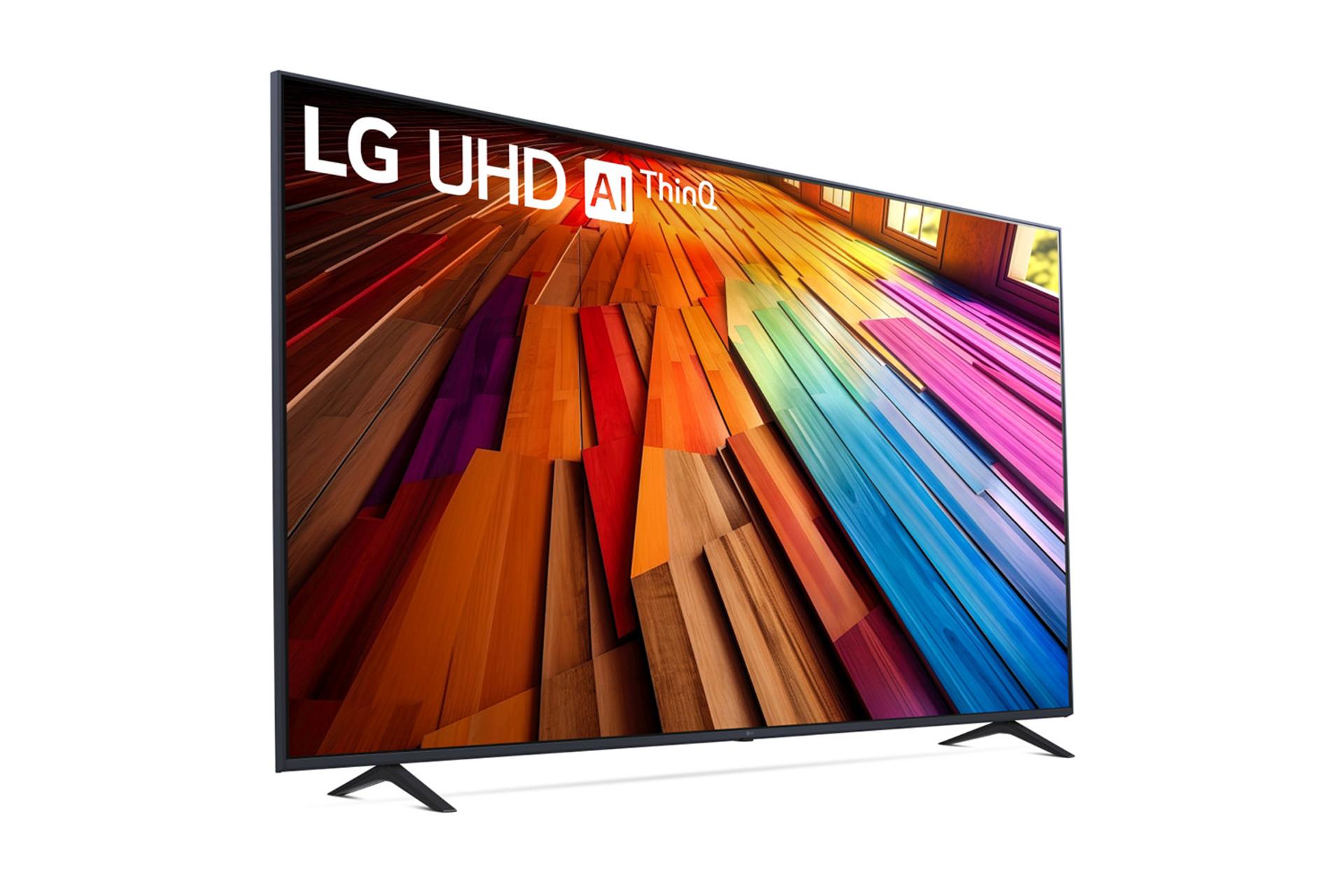 تلویزیون ال جی LG UT8000 نمای چپ