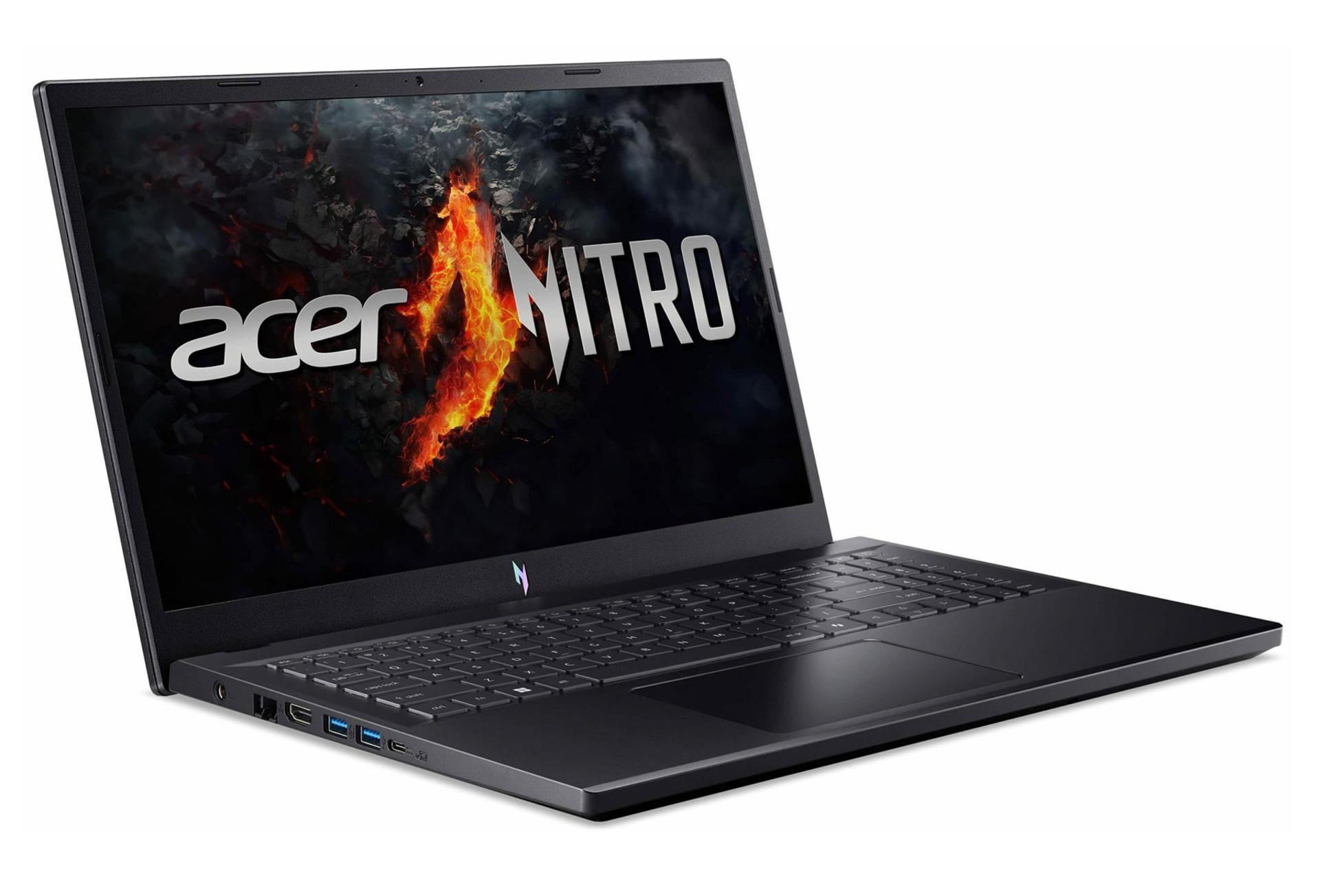 لپ تاپ ایسر Acer Nitro V 15 ANV15-41 نمای جلو و چپ