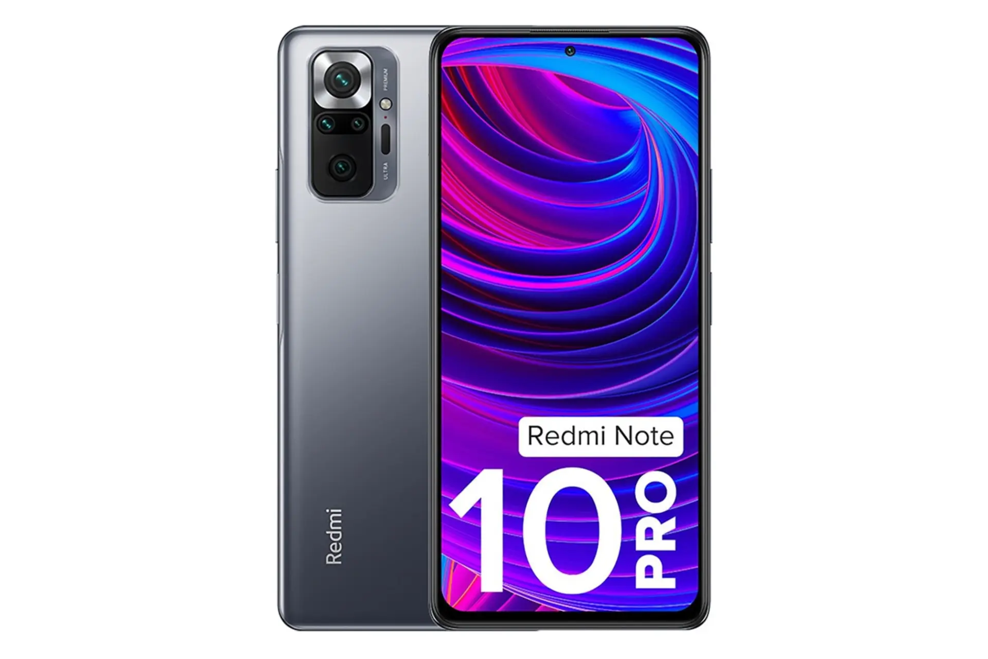 پنل جلو و پشت گوشی موبایل ردمی نوت 10 پرو شیائومی خاکستری تیره / Xiaomi Redmi Note 10 Pro