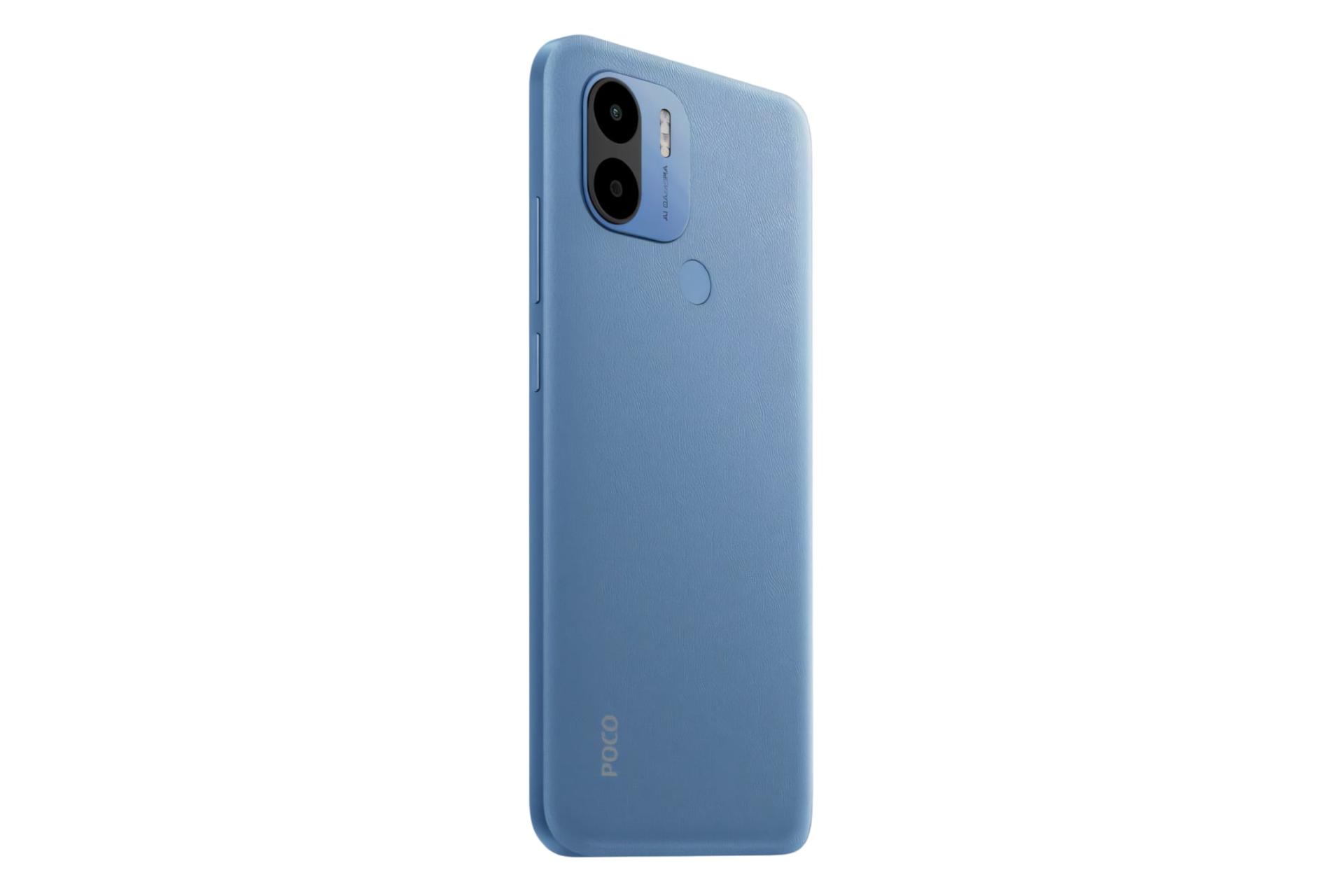 سمت چپ پنل پشت گوشی موبایل پوکو C50 شیائومی آبی / Xiaomi Poco C50