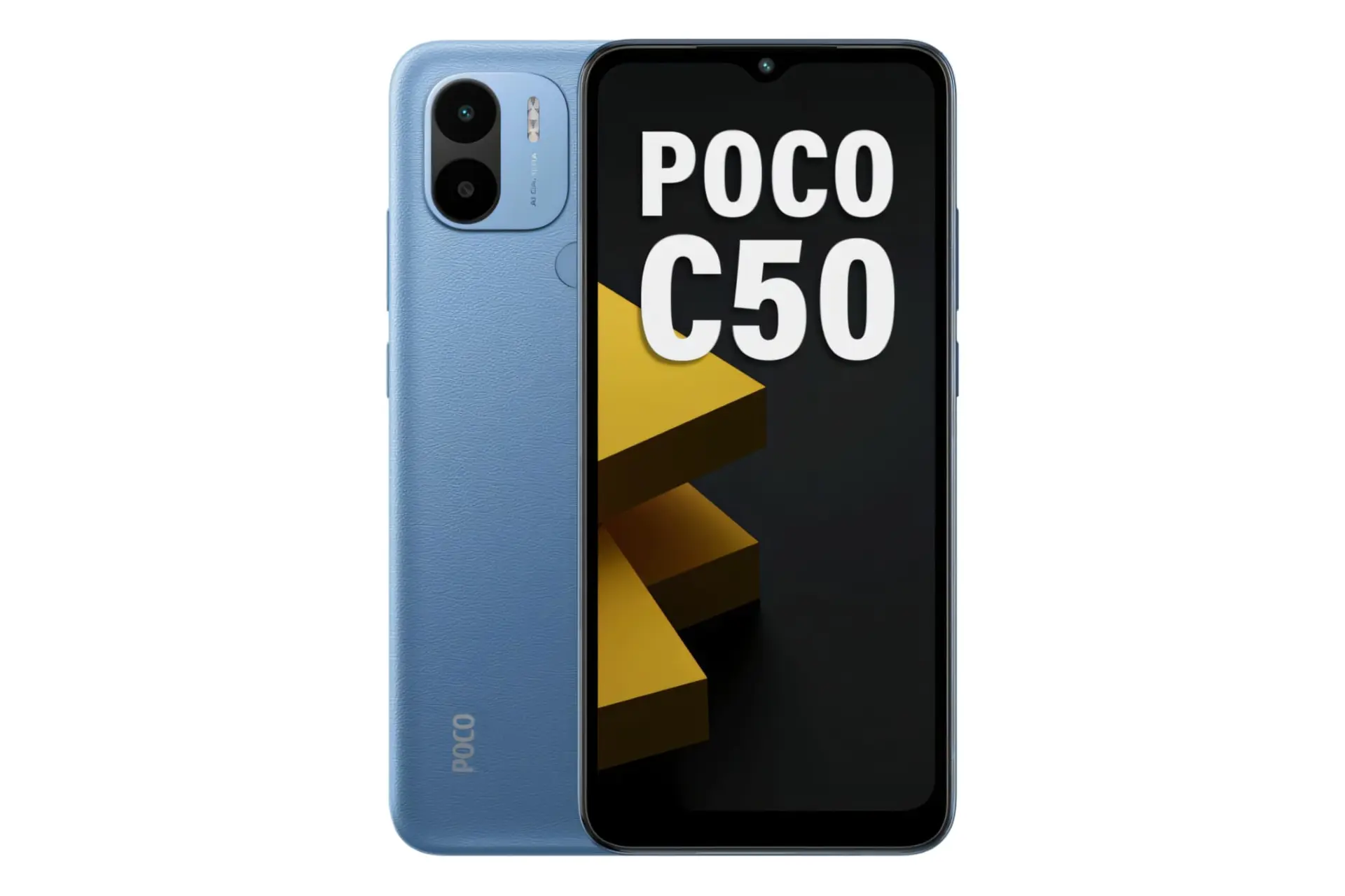 مرجع متخصصين ايران پنل جلو و پشت موبايل موبايل پوكو C50 شيائومي آبي / Xiaomi Poco C50