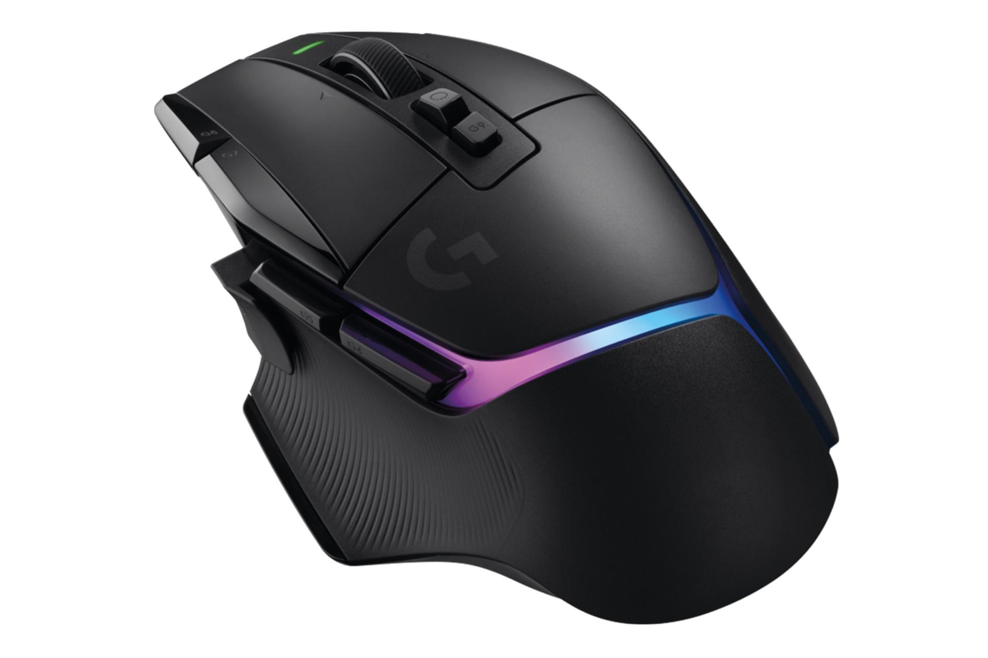 نمای کناری ماوس لاجیتک Logitech G502 X PLUS