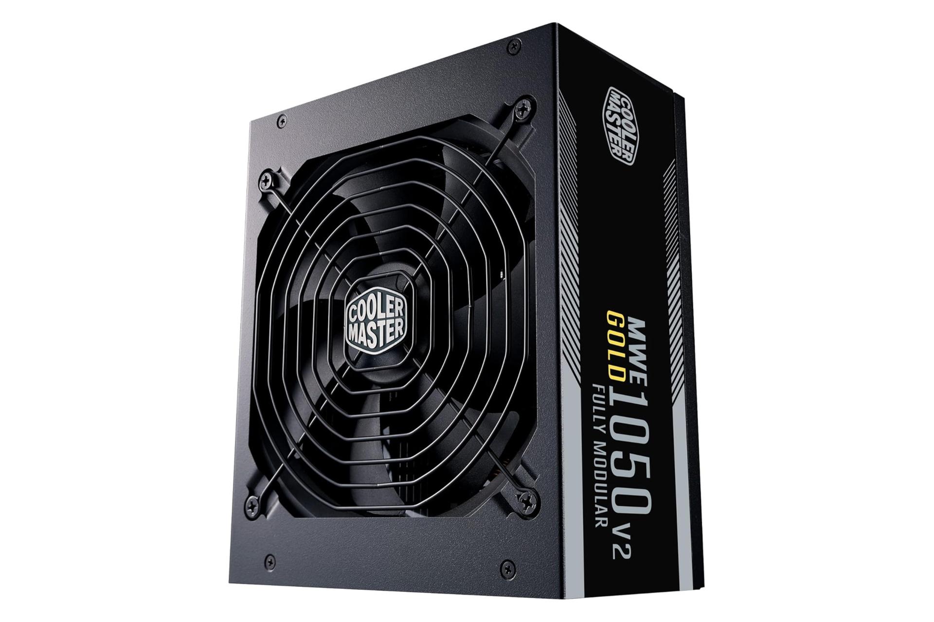 ابعاد و اندازه پاور کامپیوتر کولر مستر MWE GOLD 1050 V2 ATX 3.0 با توان 1050 وات