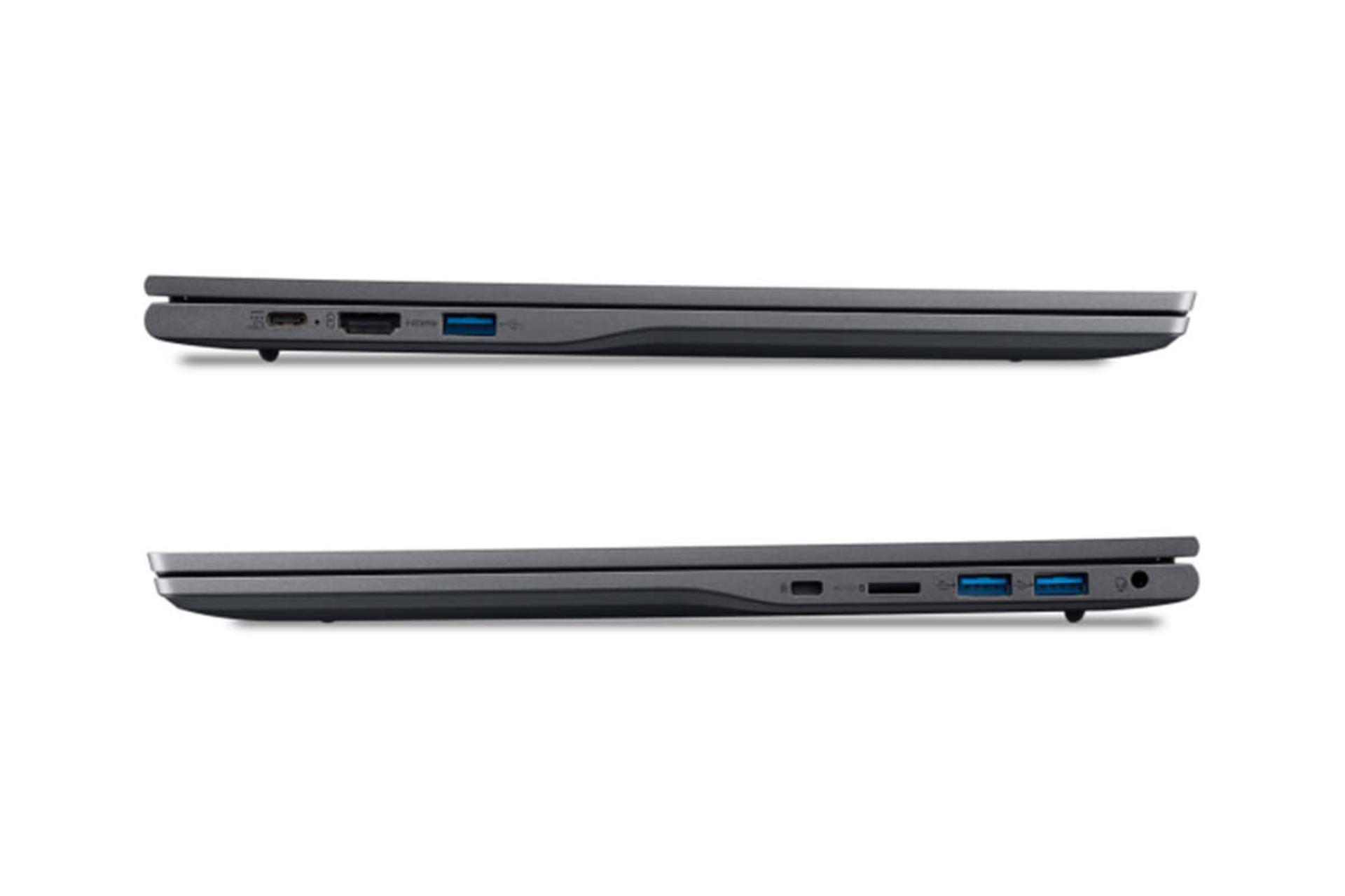 لپ تاپ ایسر Acer Aspire Lite 16 نمای جانبی و درگاه ها