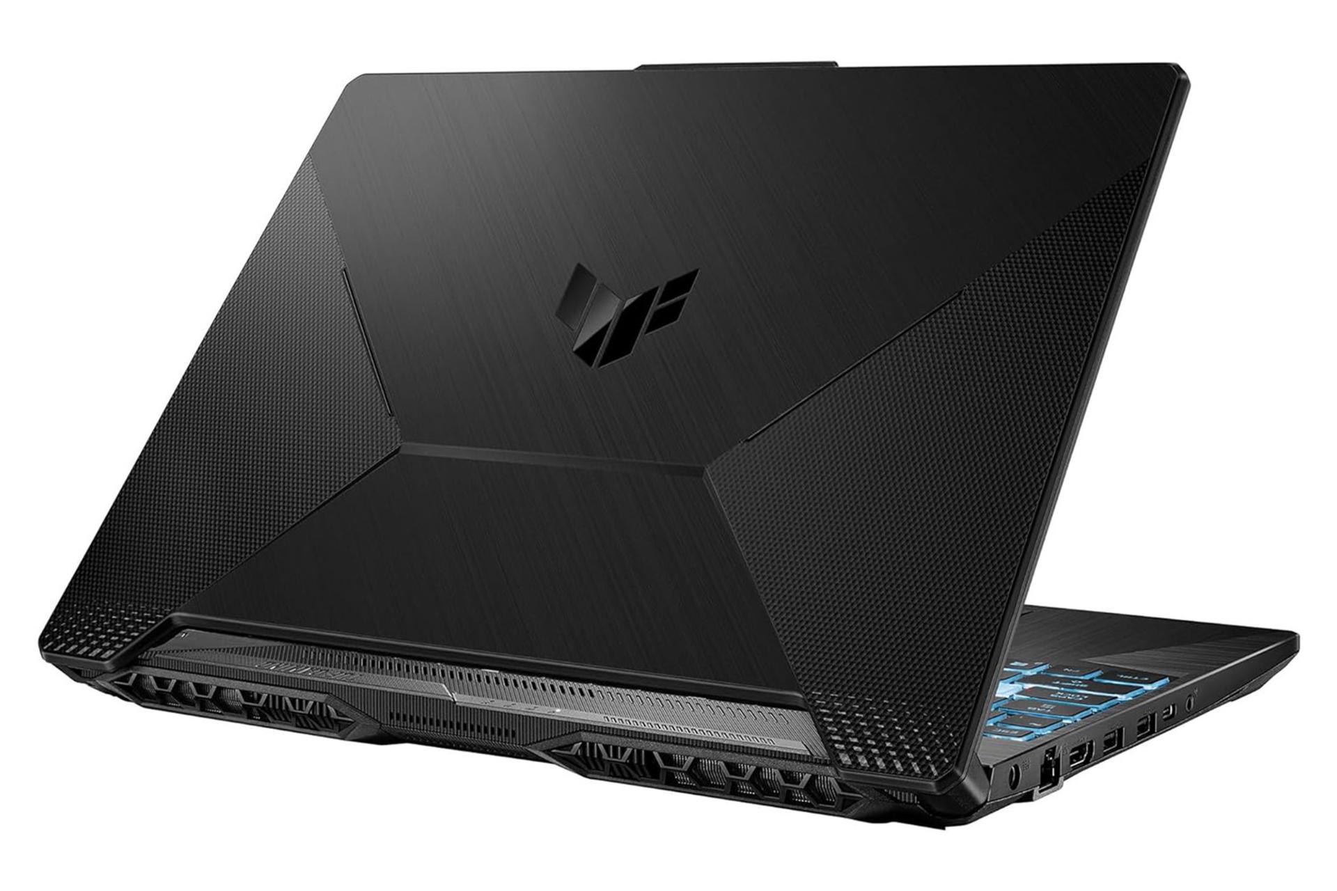لپ تاپ ایسوس ASUS TUF Gaming A15 FA506NF نمای پشت و درگاه های چپ