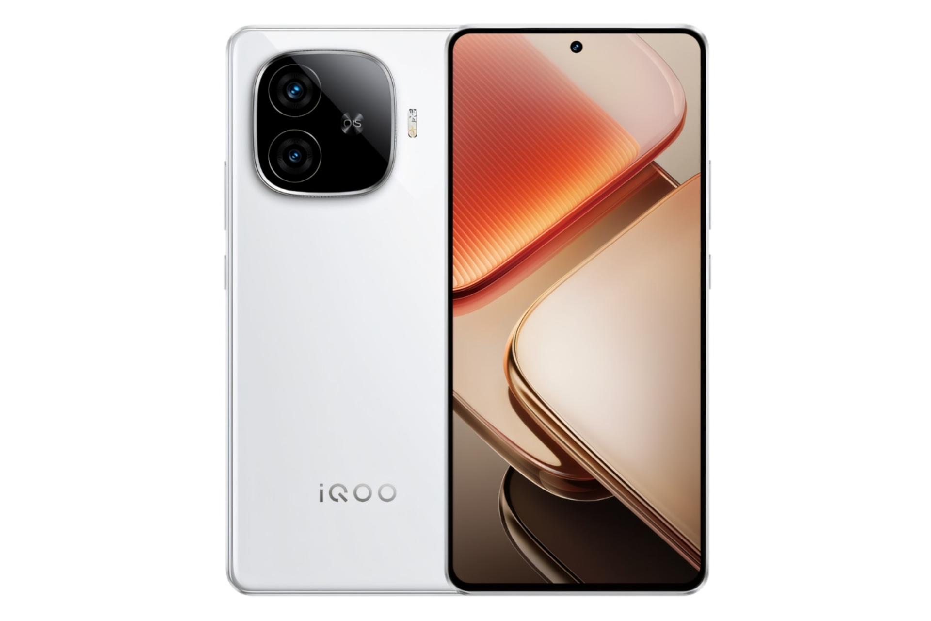 پنل جلو و پشت گوشی موبایل iQOO Z9 توربو پلاس ویوو سفید / vivo iQOO Z9 Turbo Plus