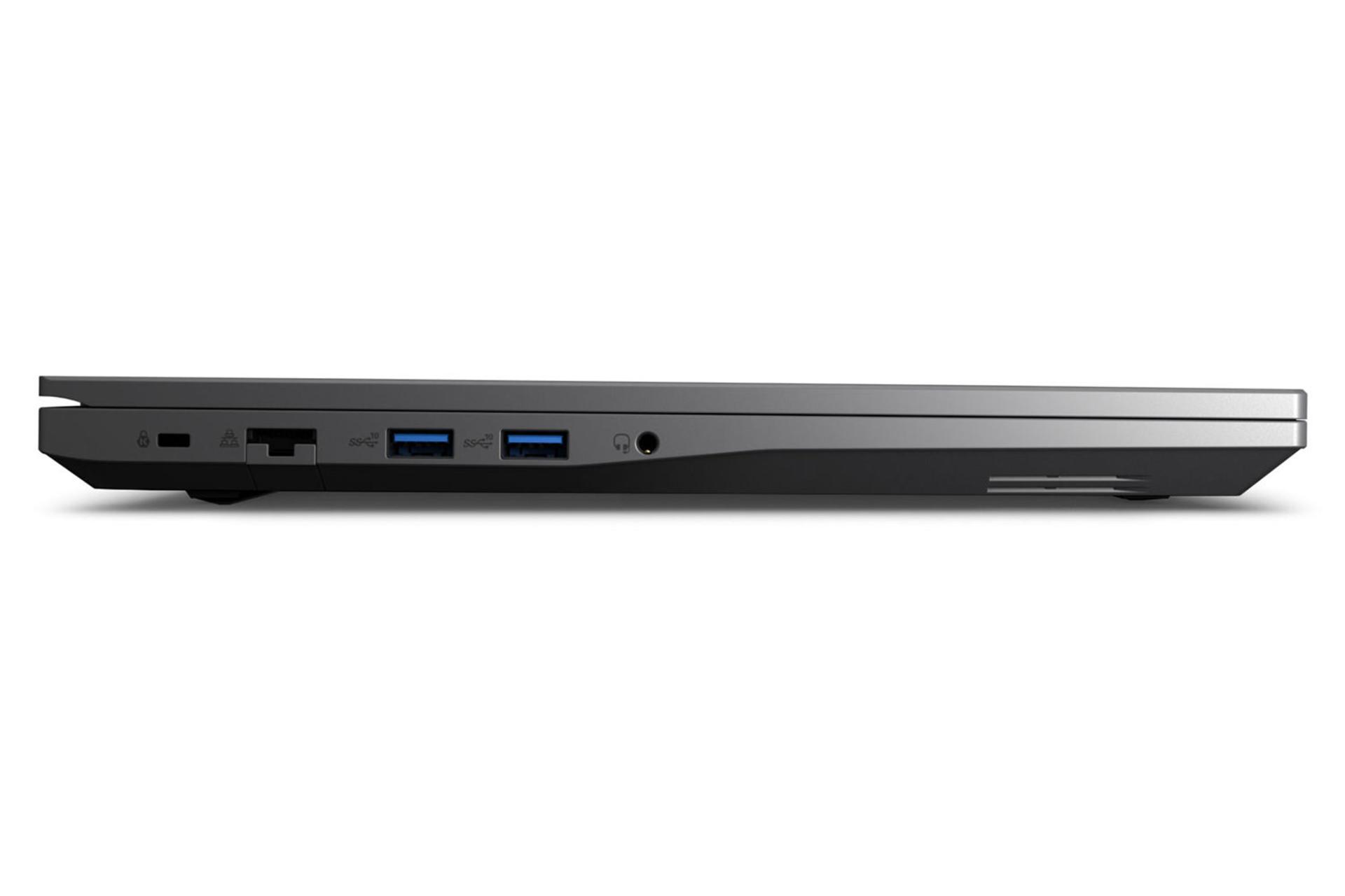 لپ تاپ اینتل Intel NUC X15 LAPAC71H نمای جانبی چپ و درگاه ها