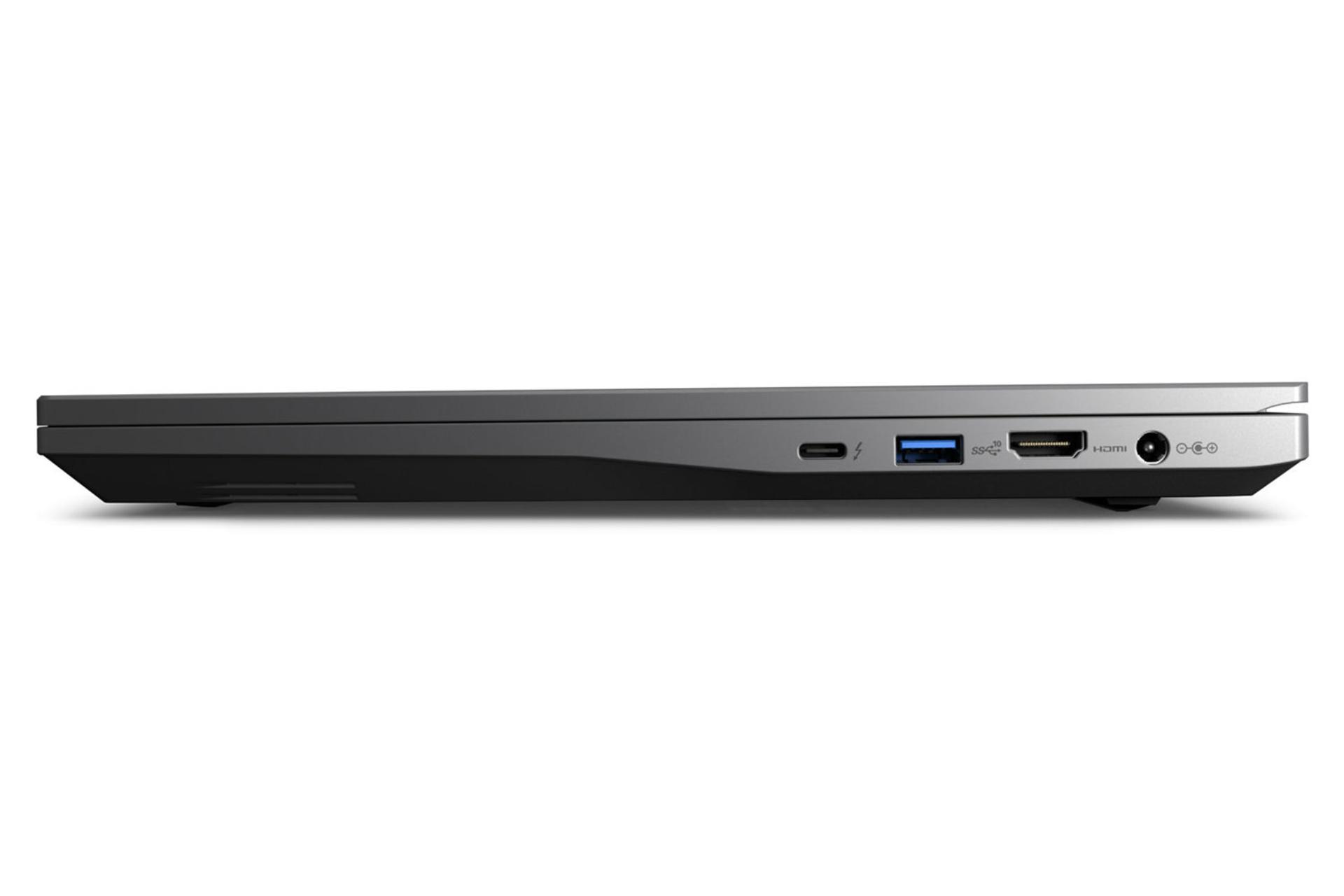 لپ تاپ اینتل Intel NUC X15 LAPAC71H نمای جانبی راست و درگاه ها