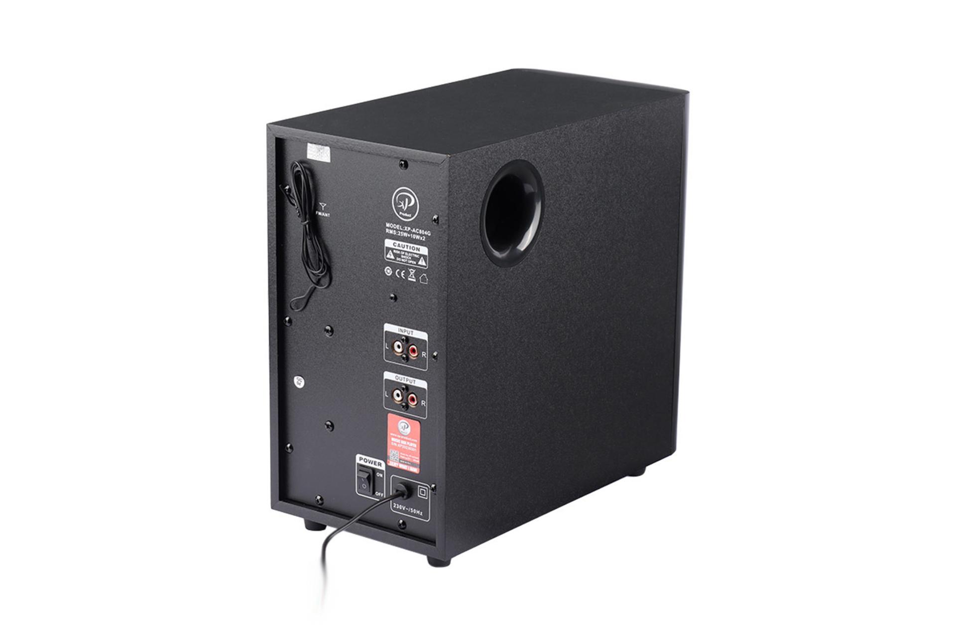 نمای پشت و بدنه اسپیکر ایکس پی پروداکت XP-AC804G