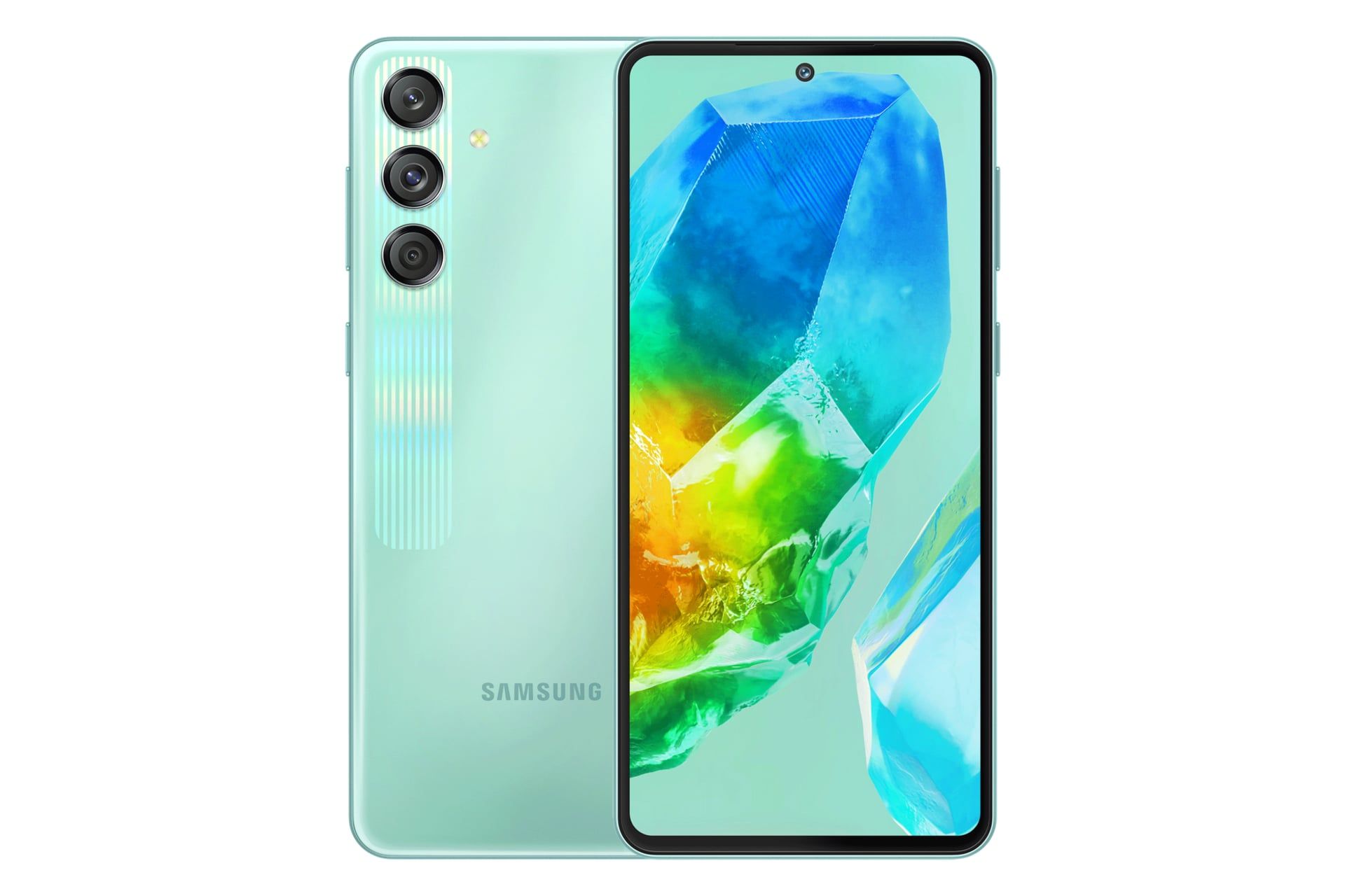 پنل جلو و پشت گوشی موبایل گلکسی M55s سامسونگ سبز / Samsung Galaxy M55s