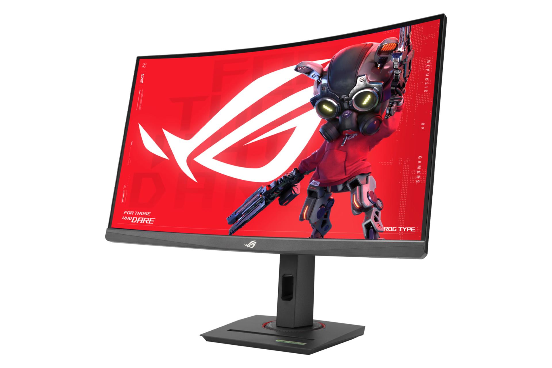 ابعاد و اندازه مانیتور ایسوس 27 اینچ مدل ROG Strix XG27WCS