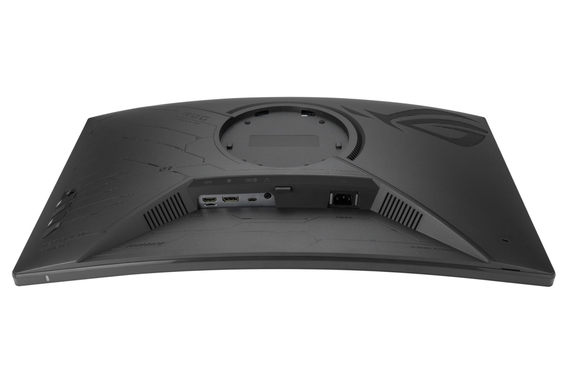 کانکتور و اتصال مانیتور ایسوس 27 اینچ مدل ROG Strix XG27WCS