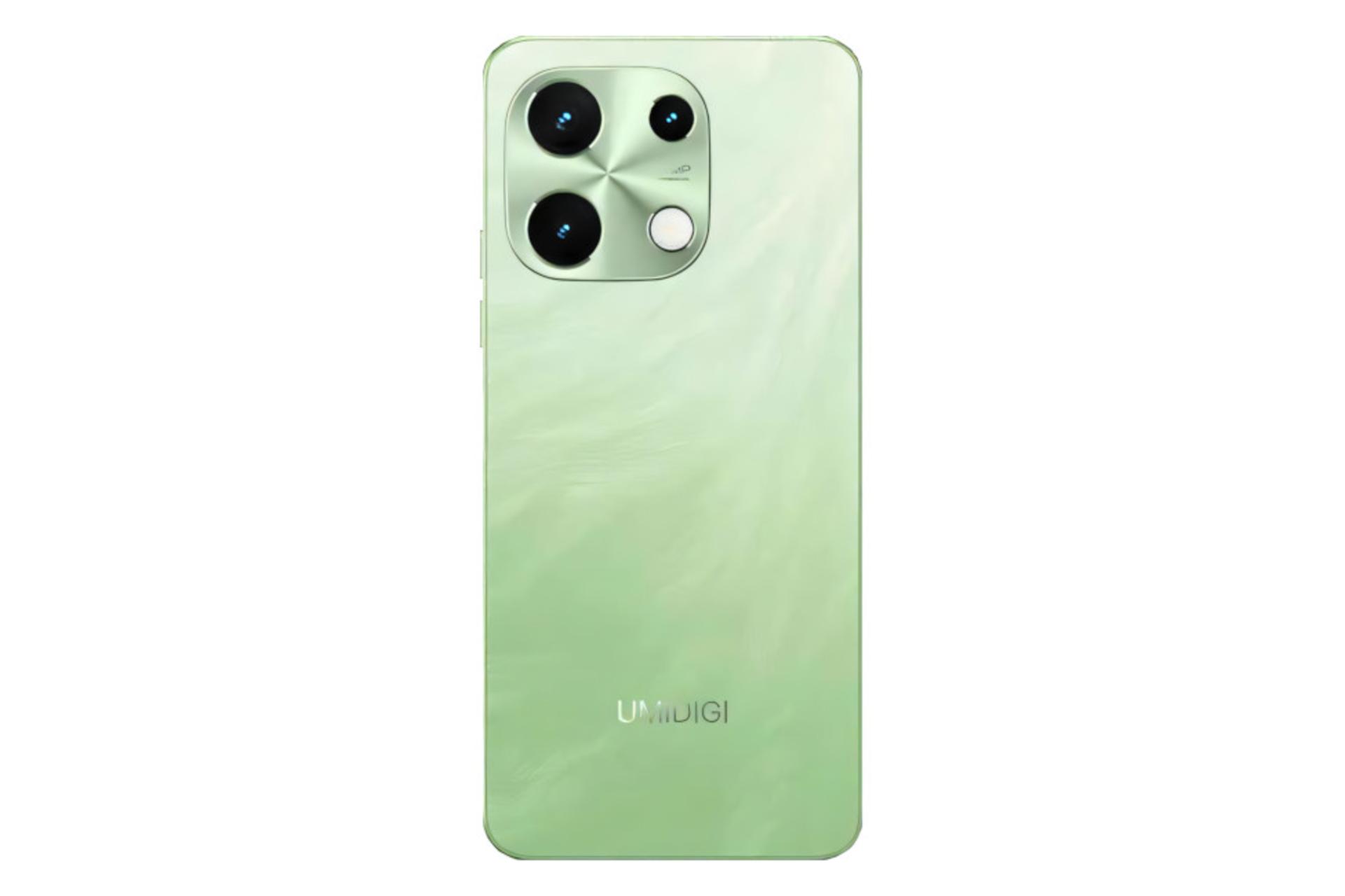 پنل پشت و چینش دوربین گوشی موبایل اومی دیجی نوت 100 سبز / UMIDIGI Note 100