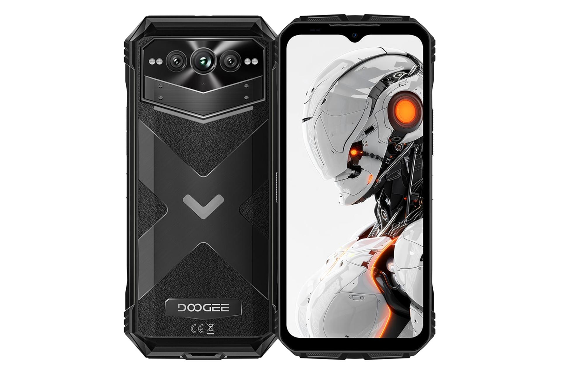 پنل جلو و پشت گوشی موبایل دوجی Doogee V Max Pro مشکی