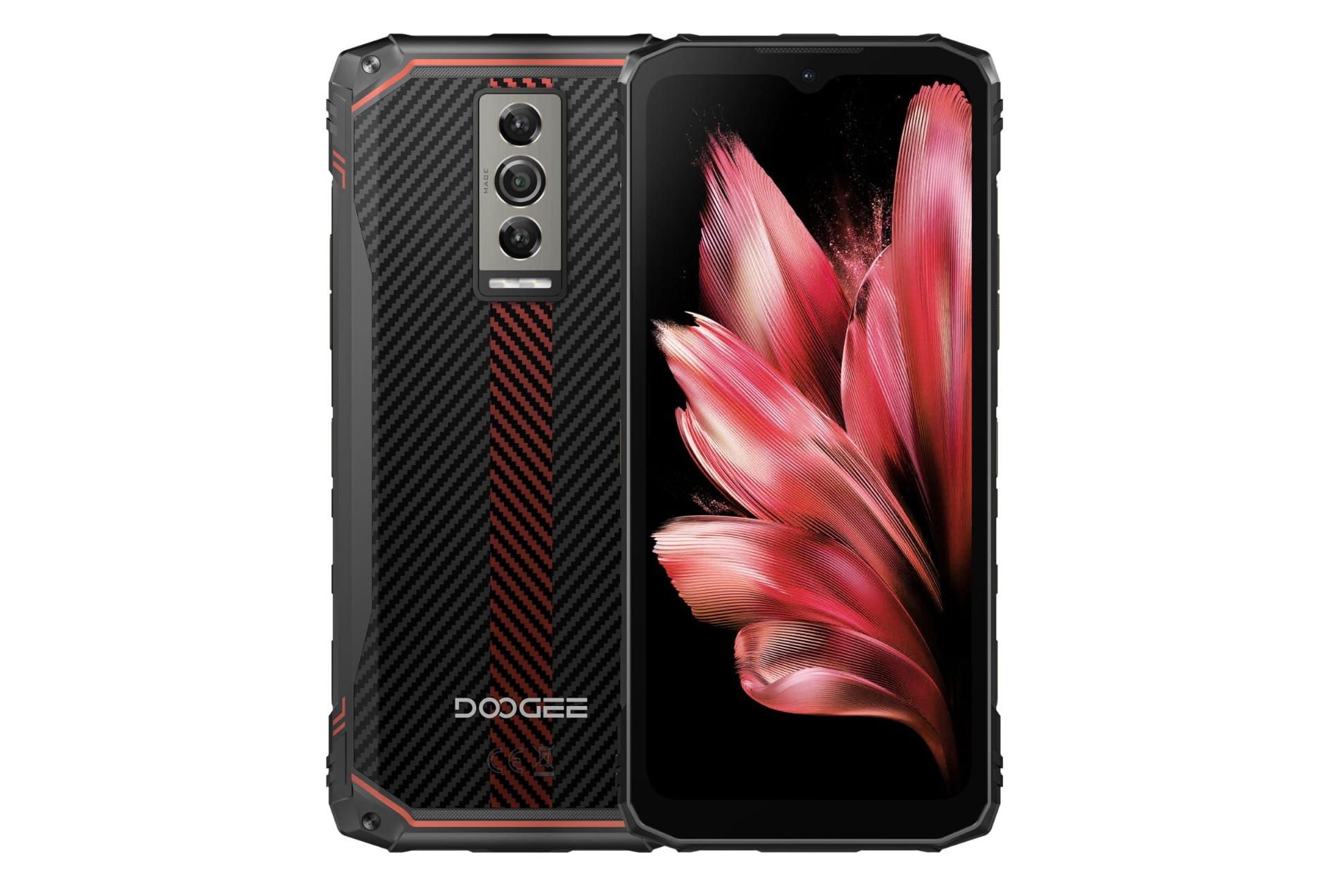 پنل جلو و پشت گوشی موبایل دوجی Doogee Blade10 مشکی و قرمز