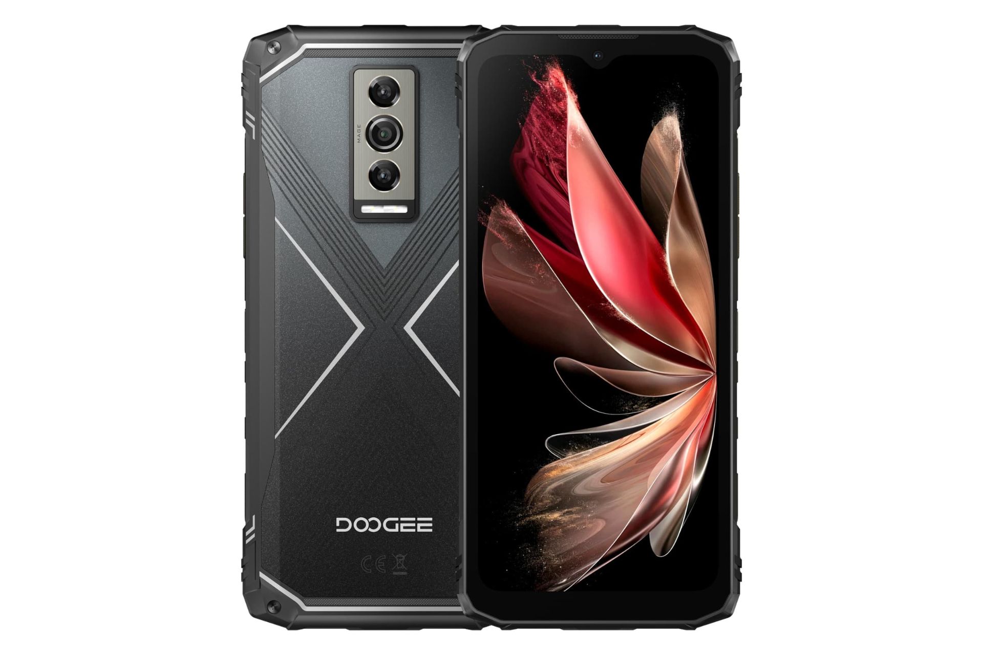 پنل جلو و پشت گوشی موبایل Blade10 پرو دوجی مشکی و نقره ای / Doogee Blade10 Pro