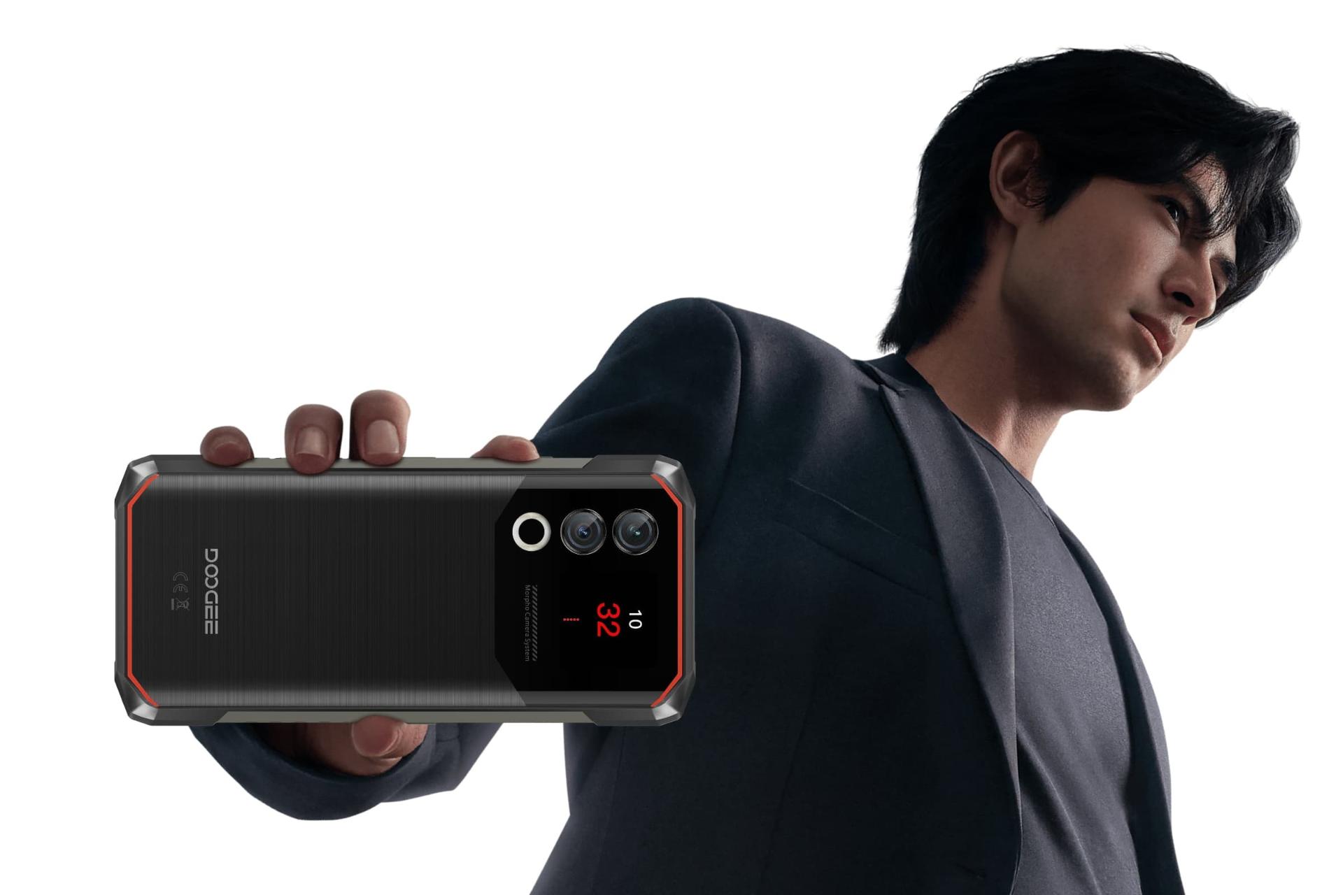 صفحه نمایش خارجی گوشی موبایل Blade10 مکس دوجی مشکی / Doogee Blade10 Max