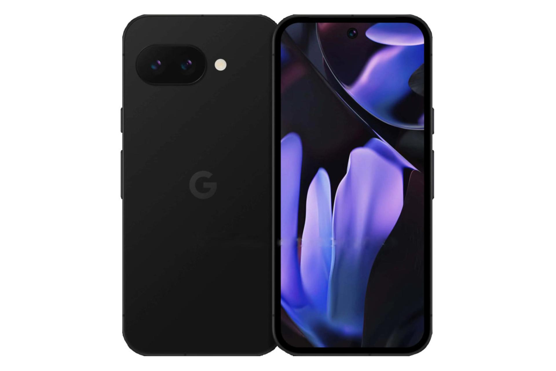 پنل جلو و پشت گوشی موبایل پیکسل 9a گوگل مشکی / Google Pixel 9a