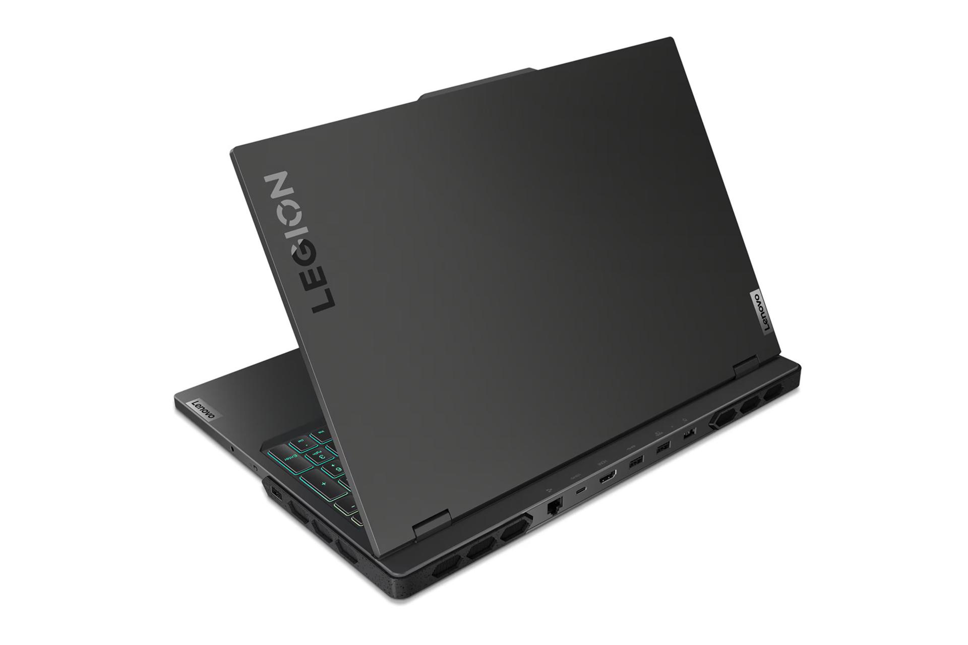 لپ تاپ لنوو Lenovo Legion Pro 7 16ARX8H نمای پشت و درگاه ها