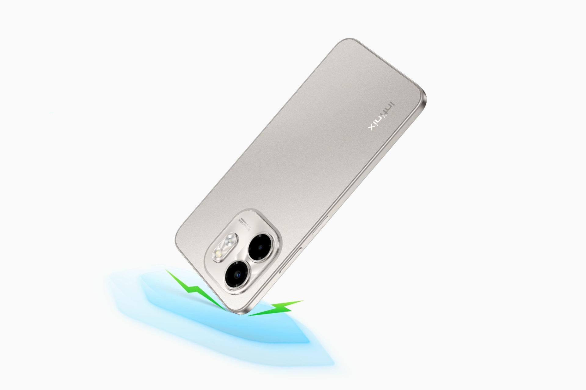 پنل پشت گوشی موبایل اسمارت 9 اینفینیکس خاکستری / Infinix Smart 9