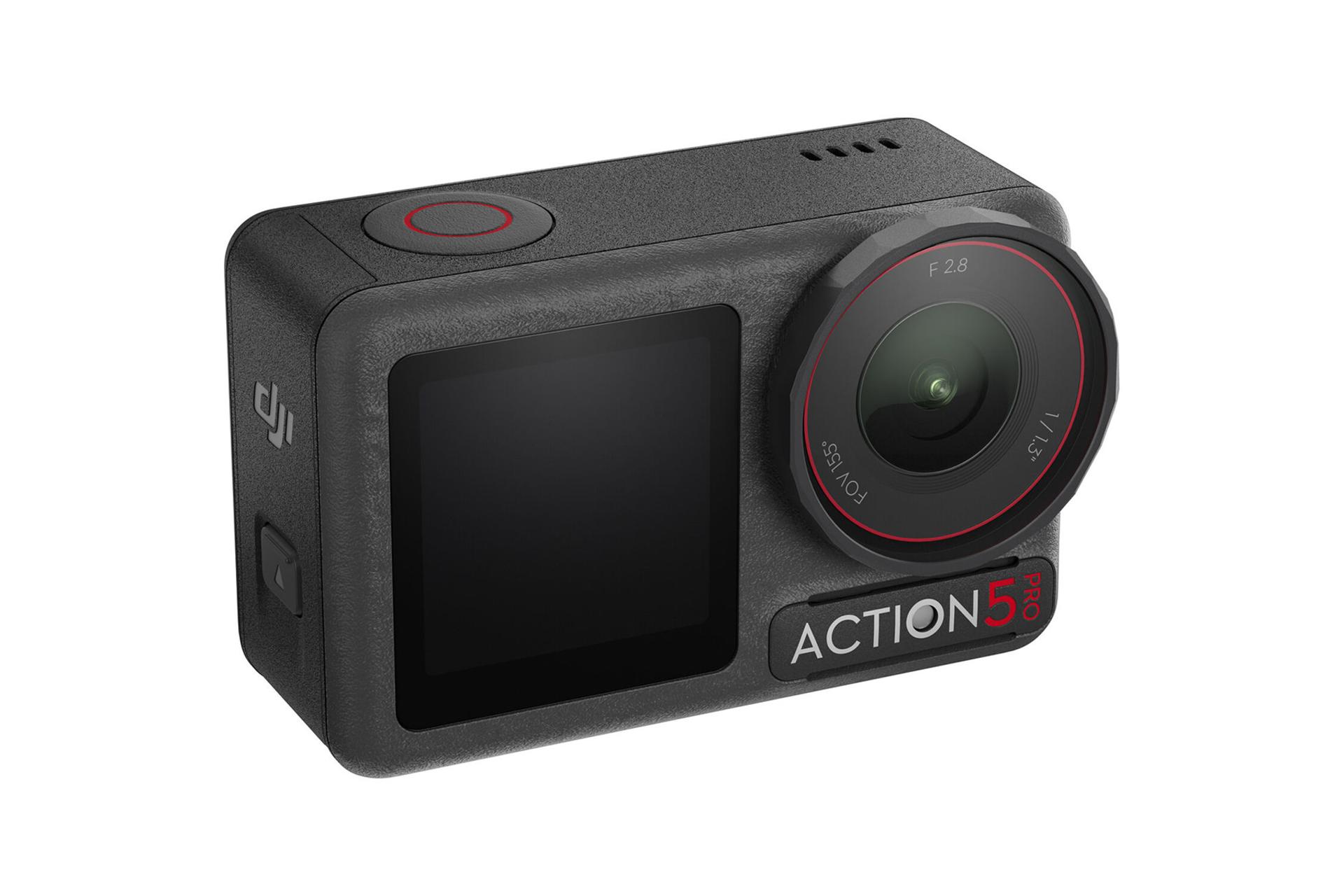 مرجع متخصصين ايران دوربين دي جي آي DJI Osmo Action 5 Pro نماي چپ و بالا