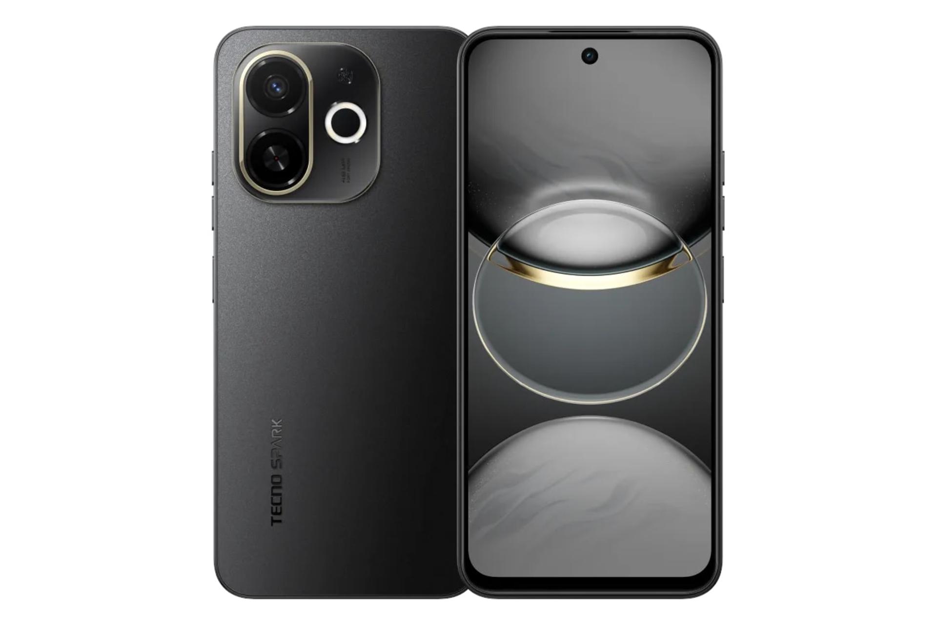 پنل جلو و پشت گوشی موبایل اسپارک 30C تکنو 5G مشکی / Tecno Spark 30C 5G