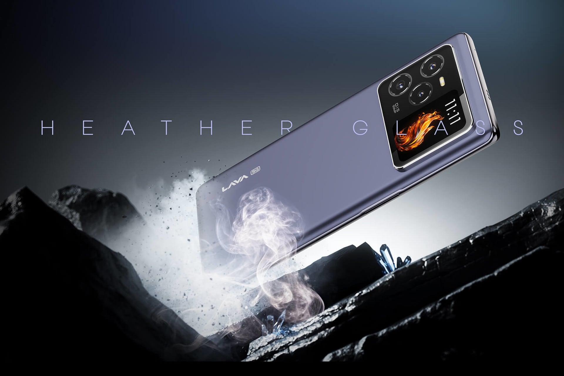 چینش دوربین گوشی موبایل لاوا Lava Agni 3 بنفش تیره