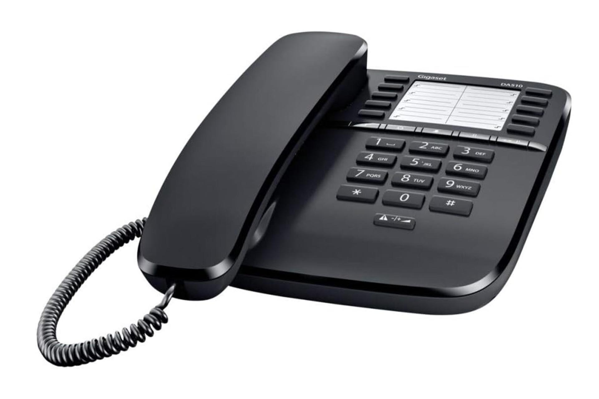 نمای نیمرخ تلفن گیگاست DA510 با نمایش لبه سمت راست