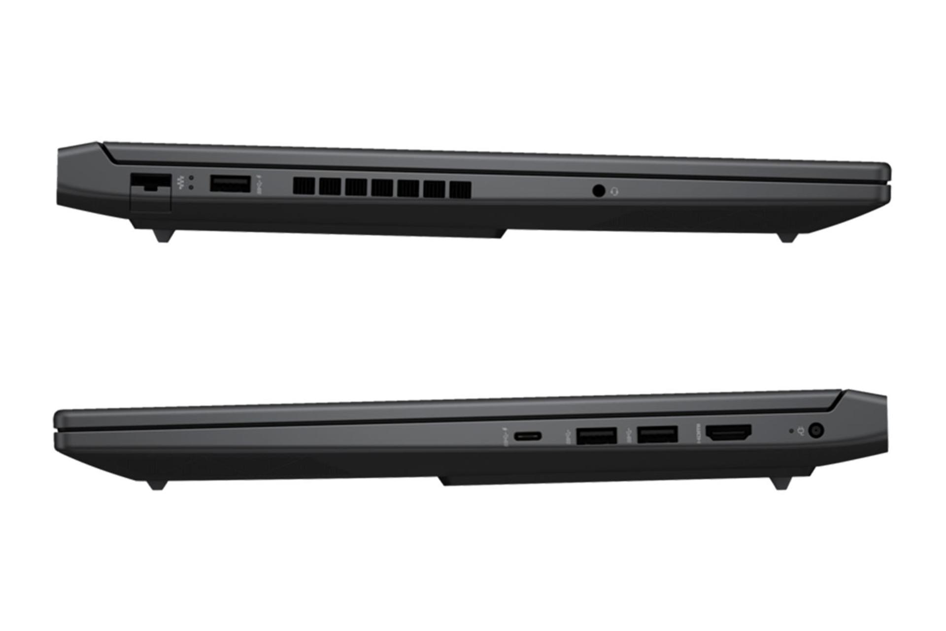 لپ تاپ اچ پی HP Victus 16-r1023nia نمای جانبی و درگاه ها