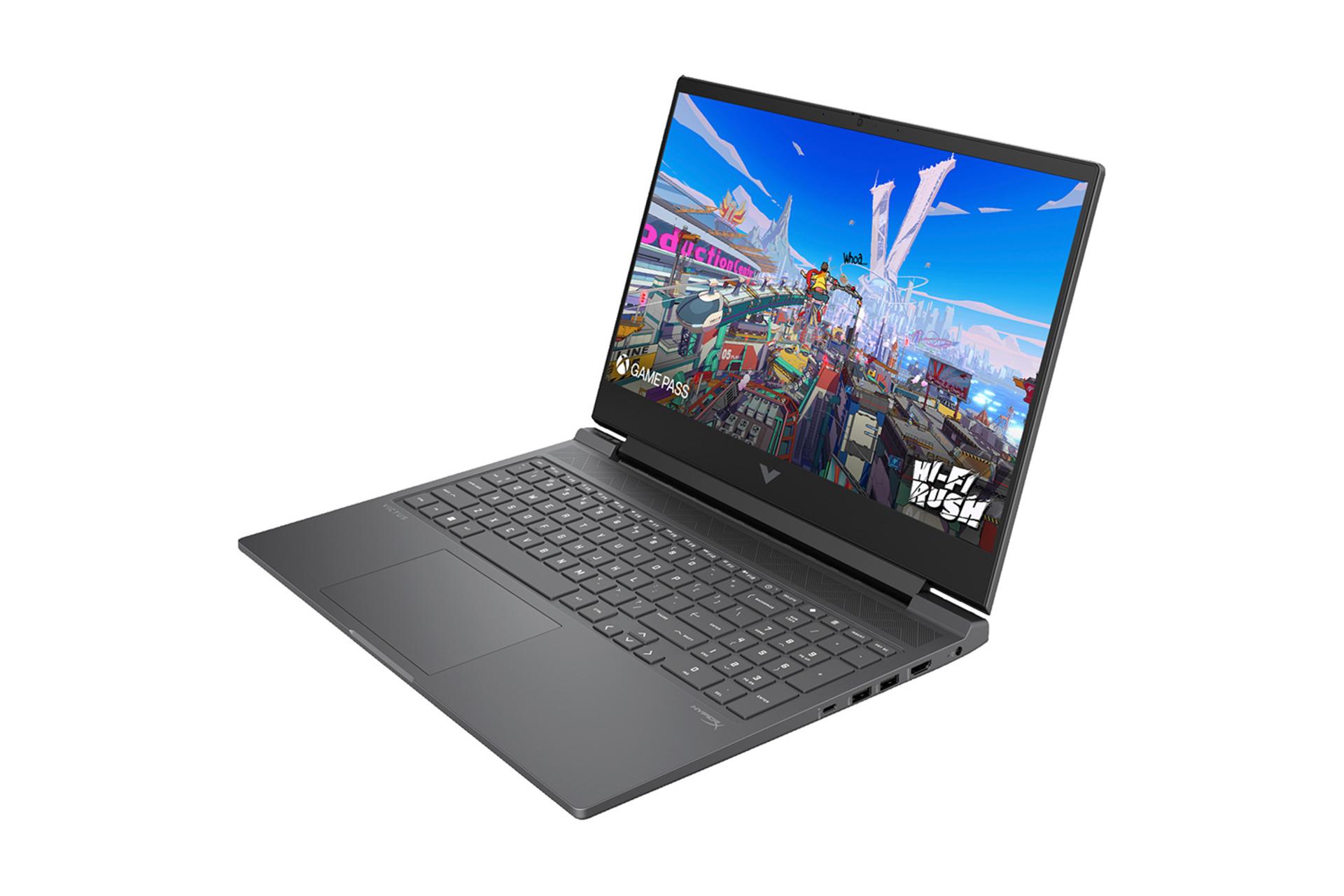 لپ تاپ اچ پی HP Victus 16-r1023nia نمای راست و درگاه ها