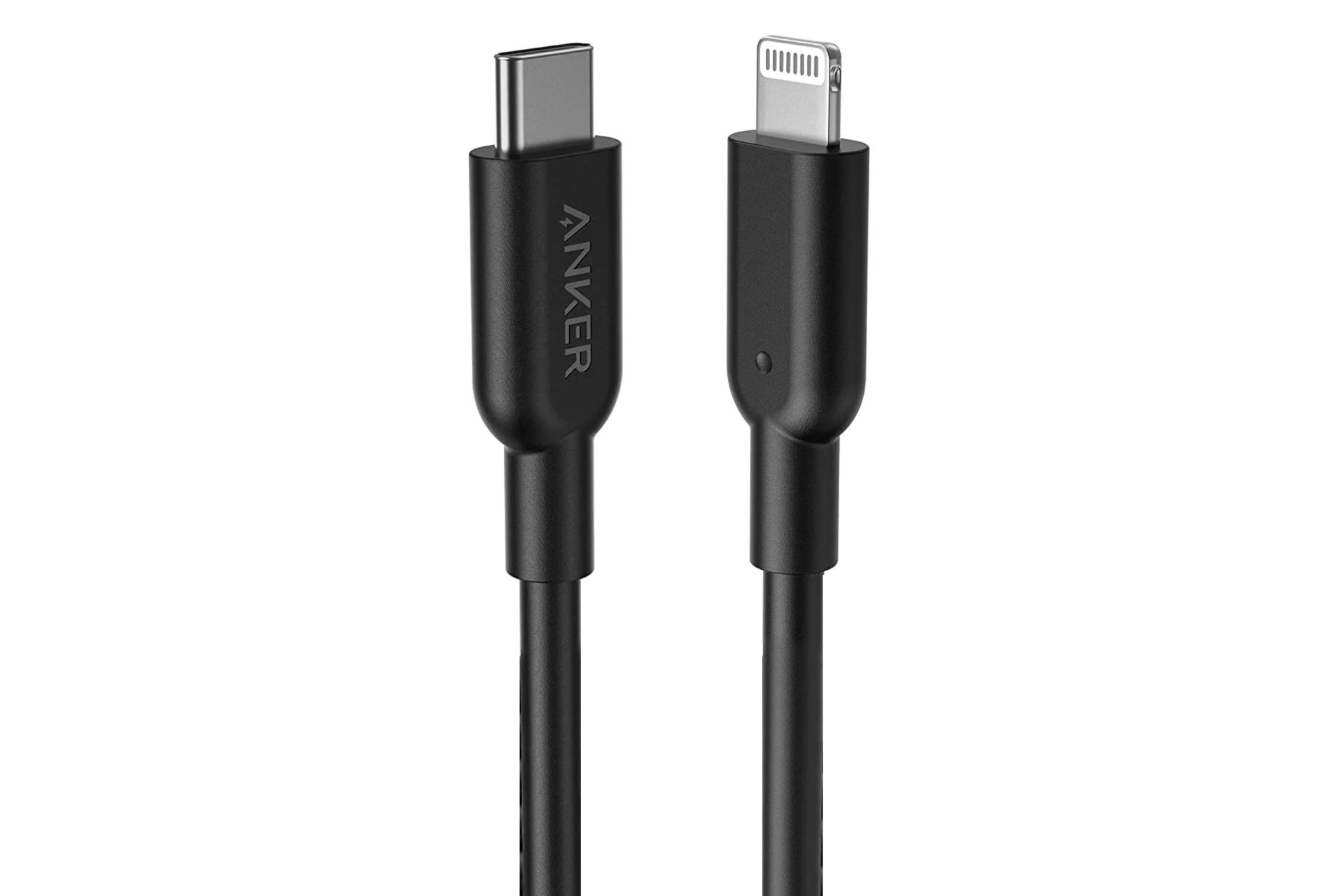 کابل شارژ USB انکر Type-C به Lightning مدل A8633 PowerLine II با طول 1.8 متر رنگ مشکی
