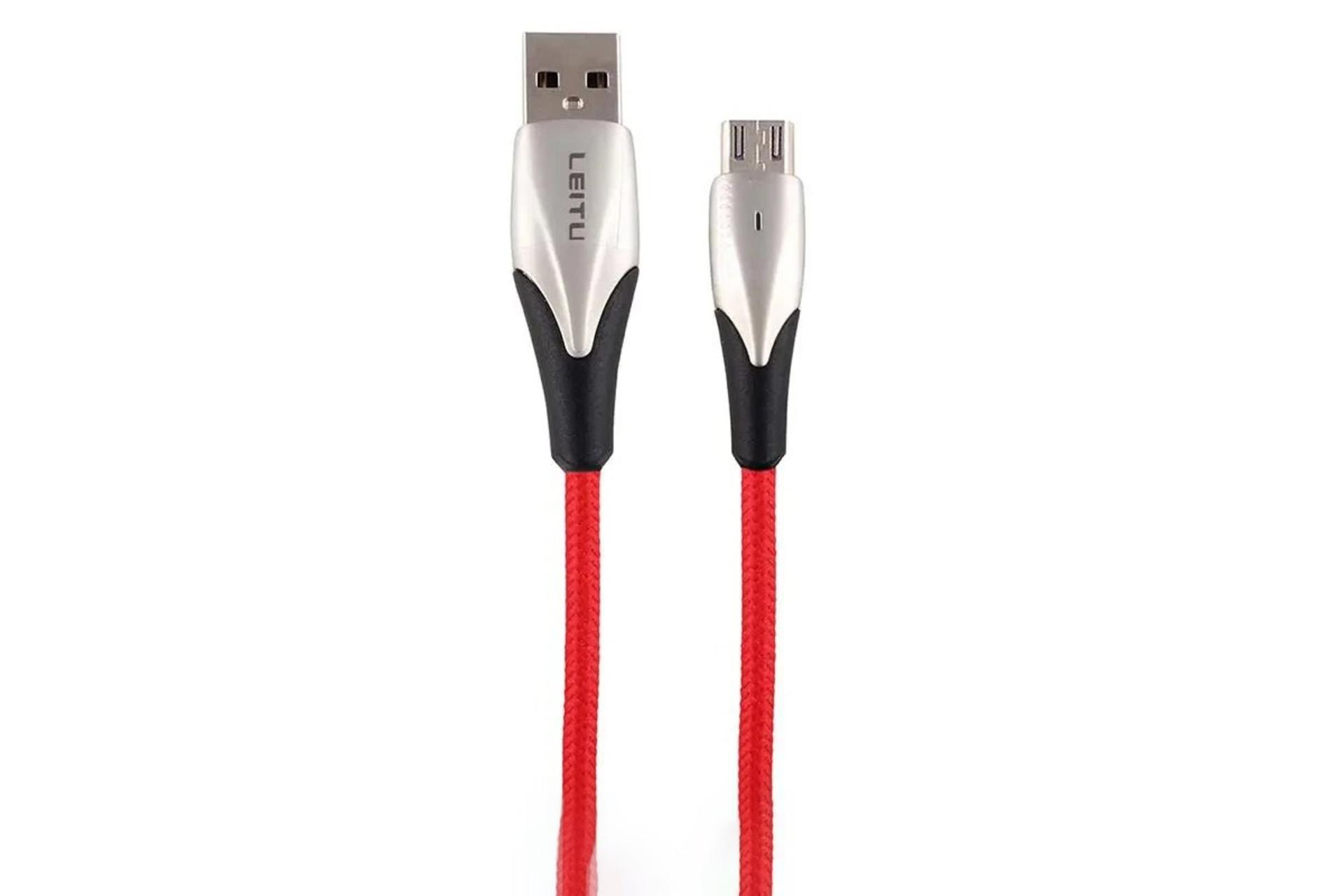 کابل شارژ USB لیتو Type-A به Micro-USB مدل LD-13 با طول 1 متر