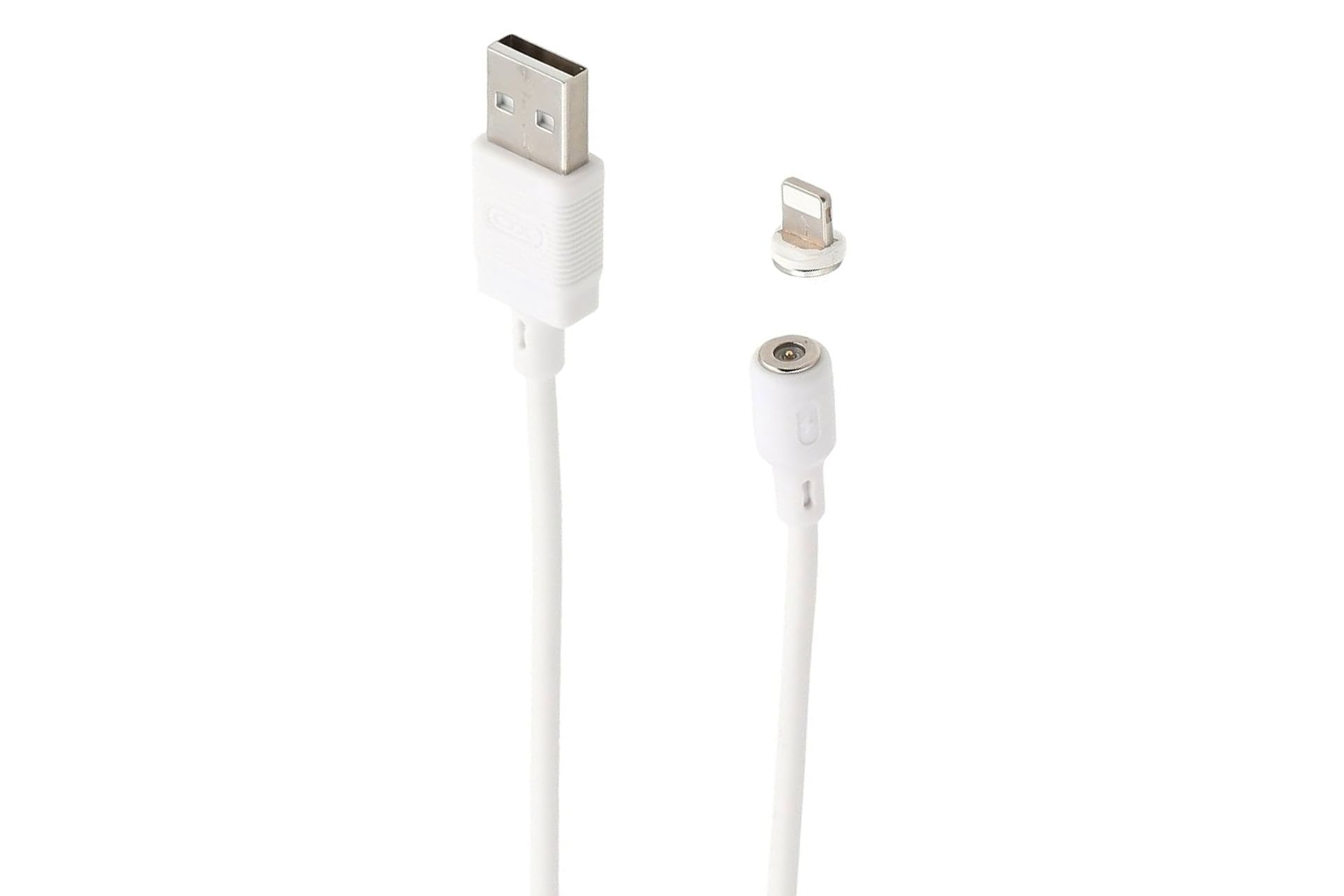 کابل شارژ USB ایکس او Type-A به Lightning مدل NB187 با طول 1 متر