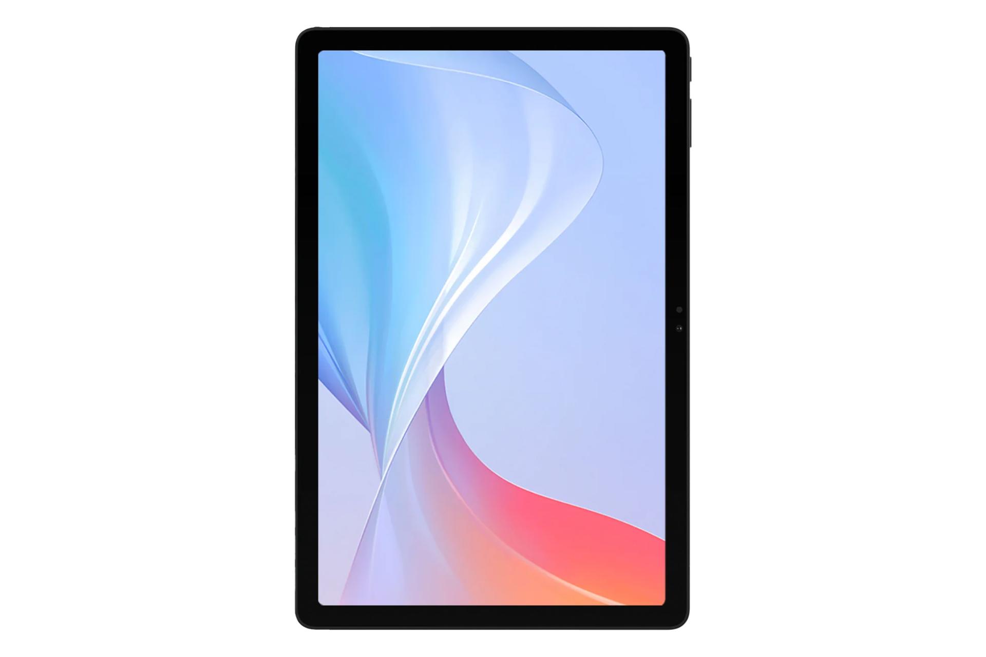 نمای رو به روی تبلت پد T2 ای جی ام / AGM PAD T2 با نمایش حاشیه های نمایشگر و دوربین سلفی