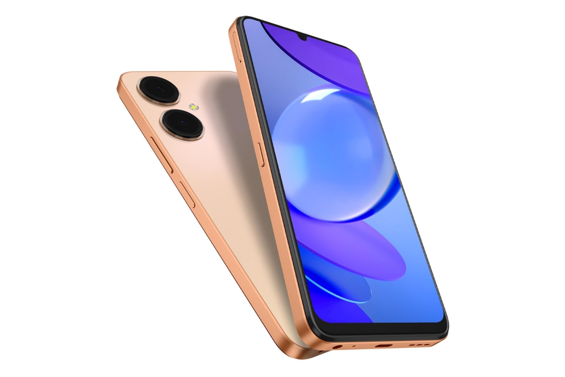 پنل جلو و پشت گوشی موبایل بلو BLU G64 گلبهی