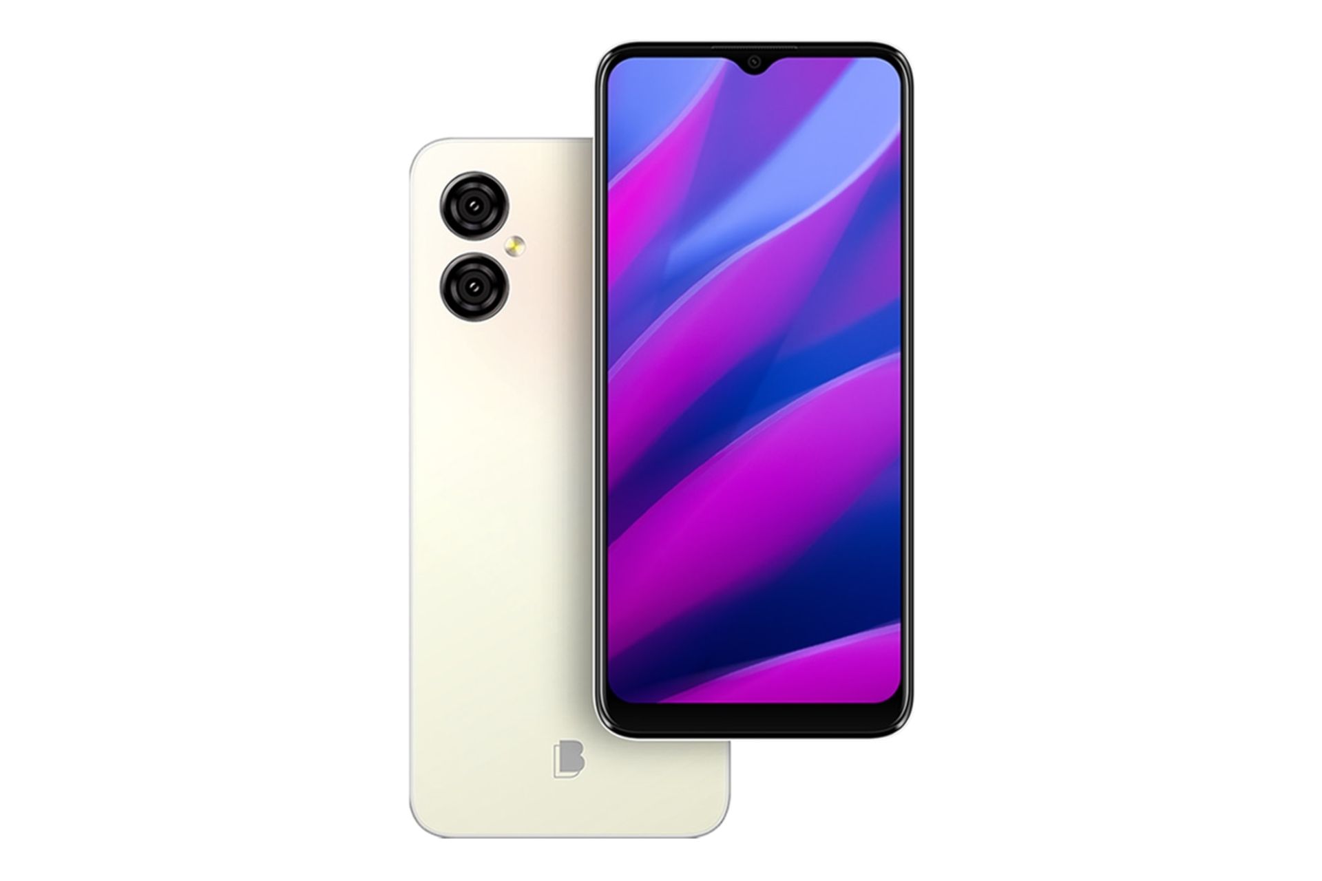 پنل جلو و پشت گوشی موبایل بلو BLU G34 کرم رنگ