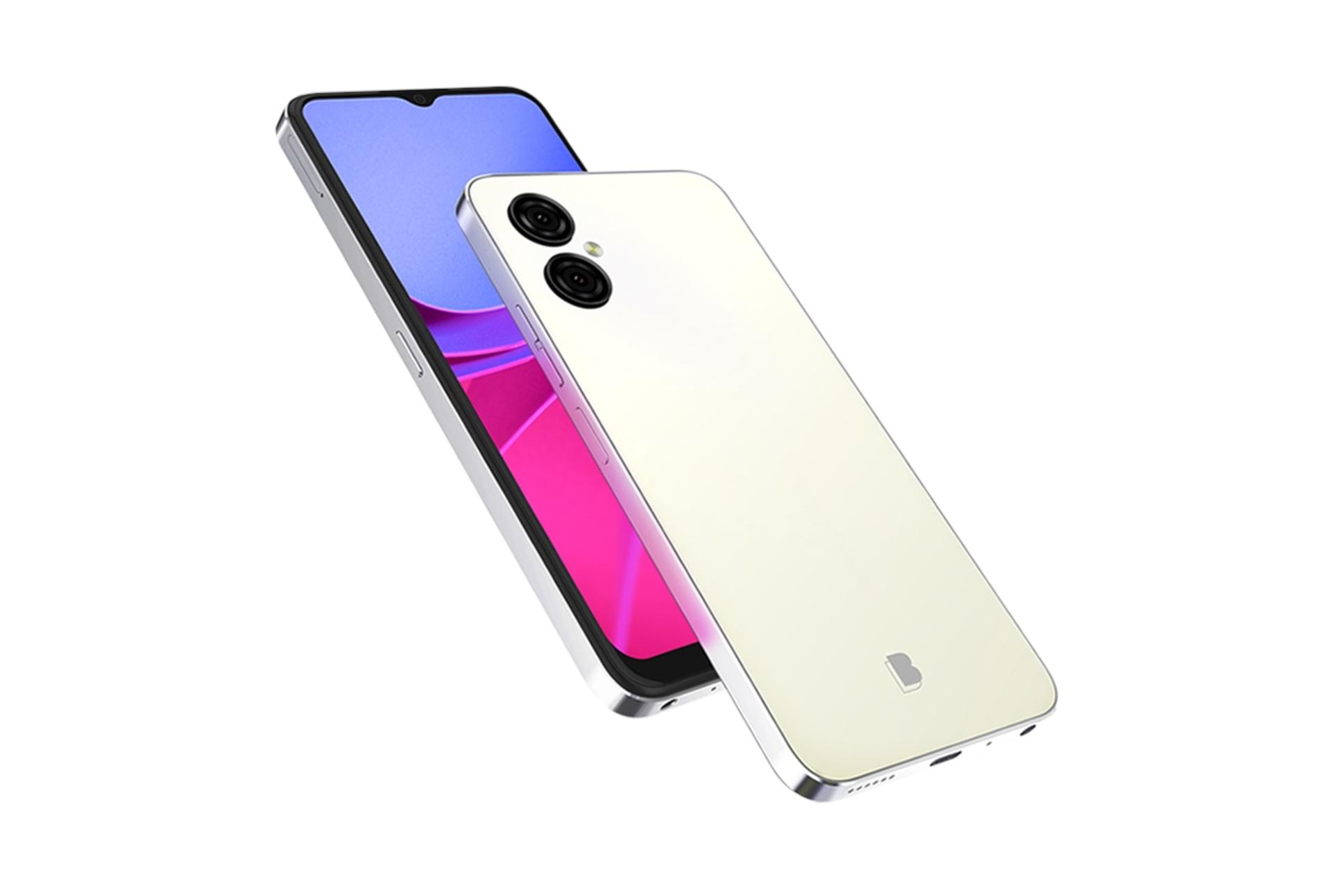 لبه های کناری گوشی موبایل بلو BLU G34 کرم رنگ