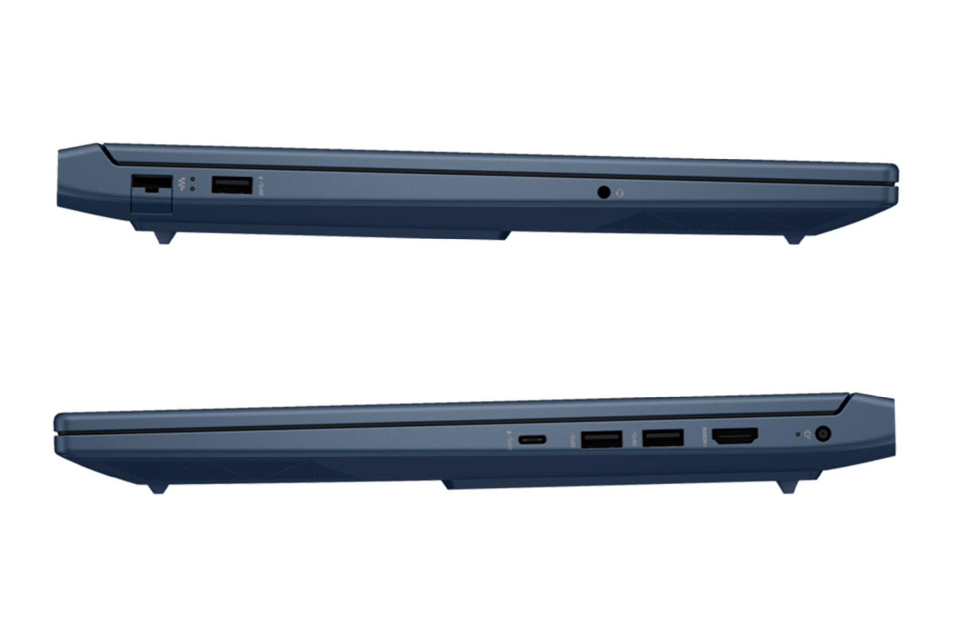 لپ تاپ اچ پی HP Victus 16-r0025nia نمای جانبی و درگاه ها