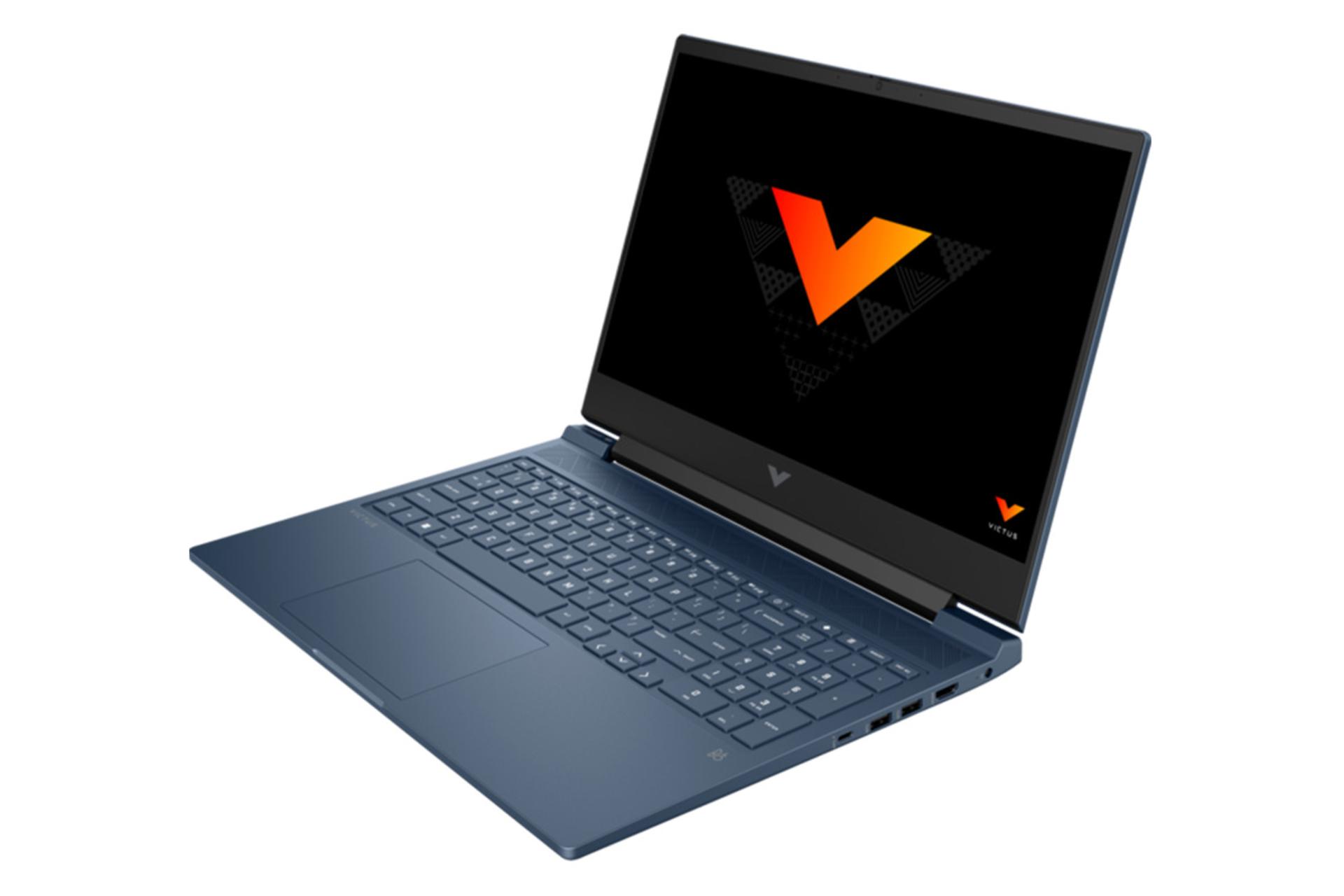 لپ تاپ اچ پی HP Victus 16-r0025nia نمای راست و درگاه ها