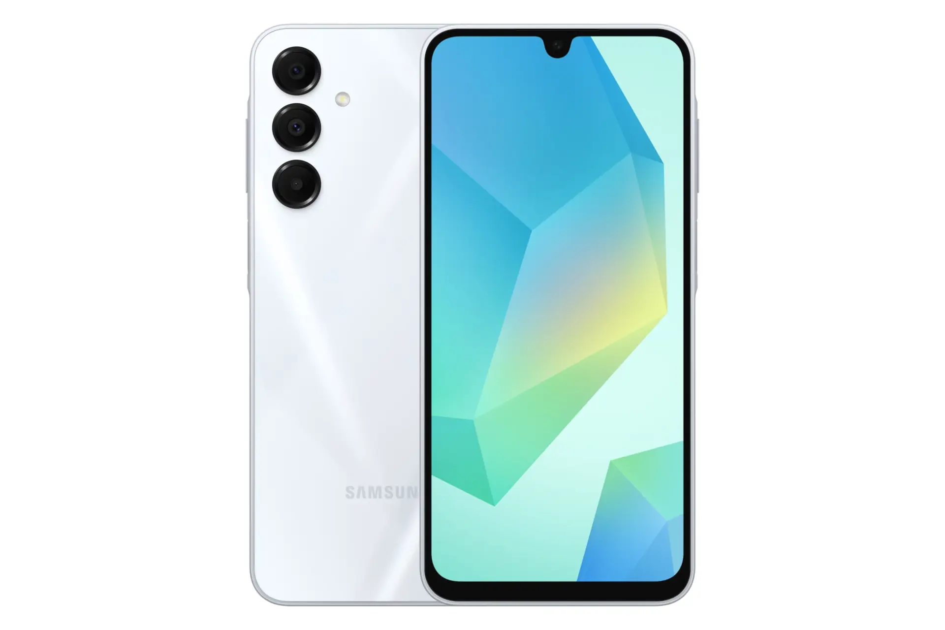 پنل جلو و پشت گوشی موبایل گلکسی A16 سامسونگ 5G خاکستری روشن / Samsung Galaxy A16 5G