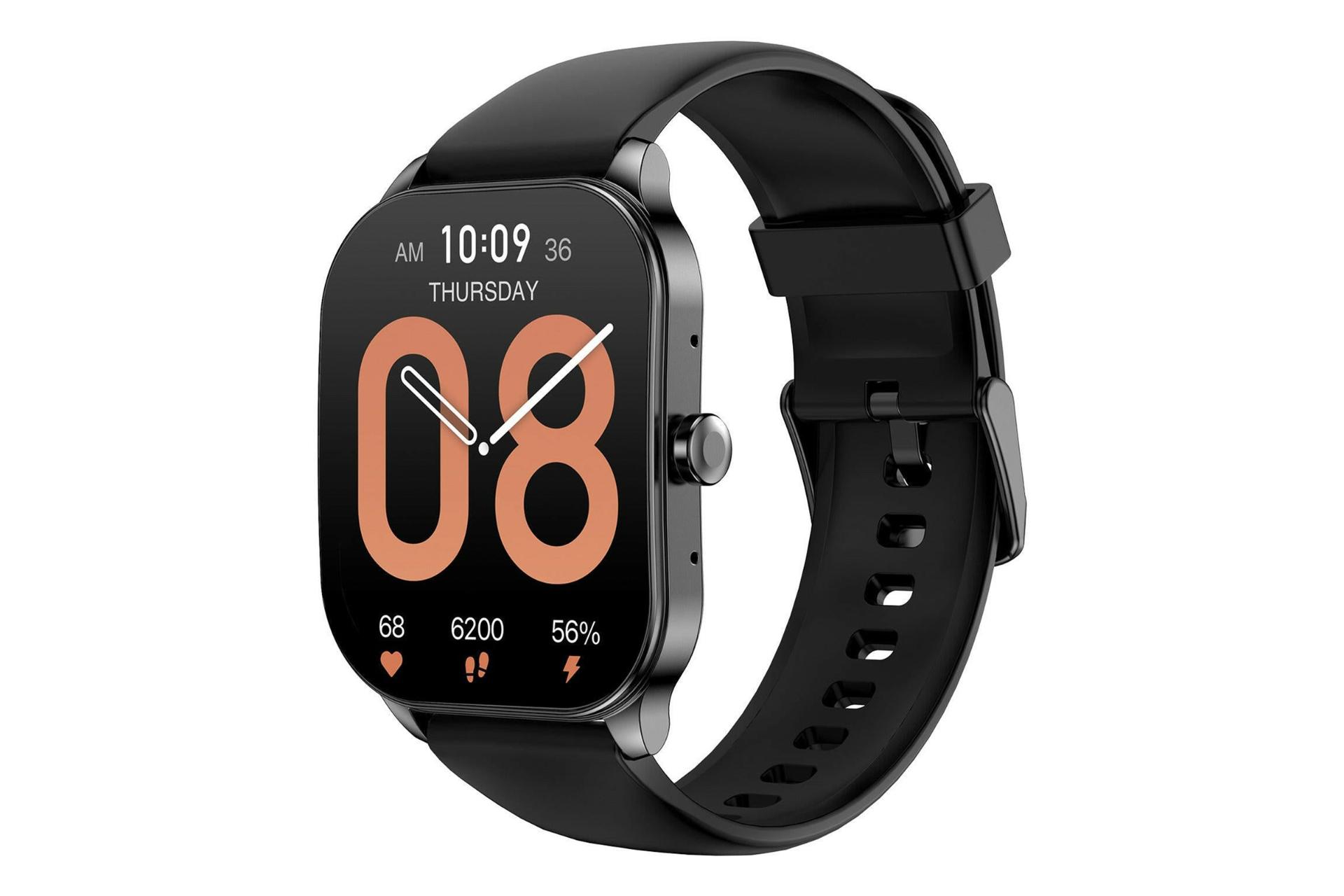 رنگ مشکی ساعت هوشمند امیزفیت Amazfit Pop 3S