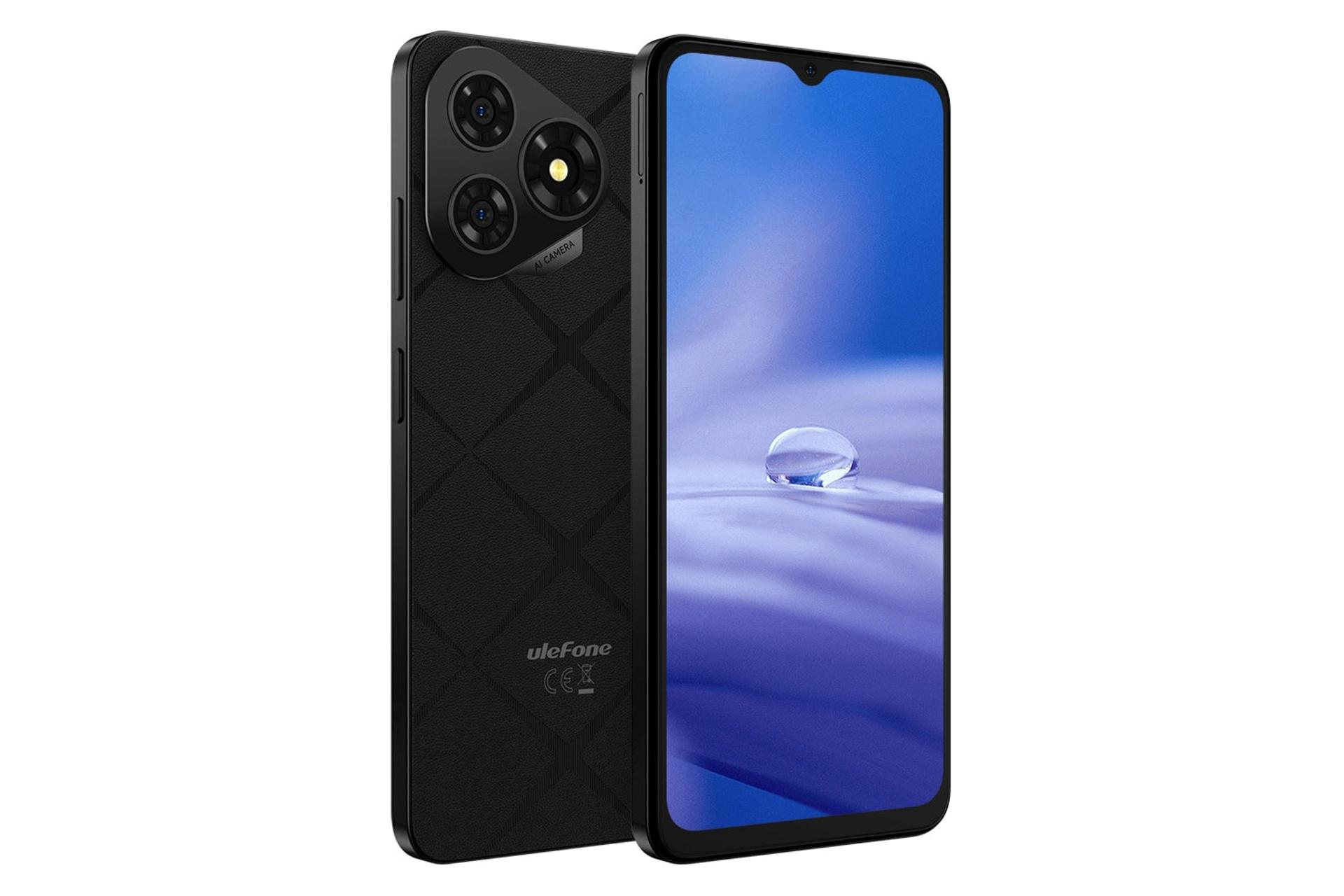 پنل جلو و پشت گوشی موبایل یولفون Ulefone Note 19 مشکی