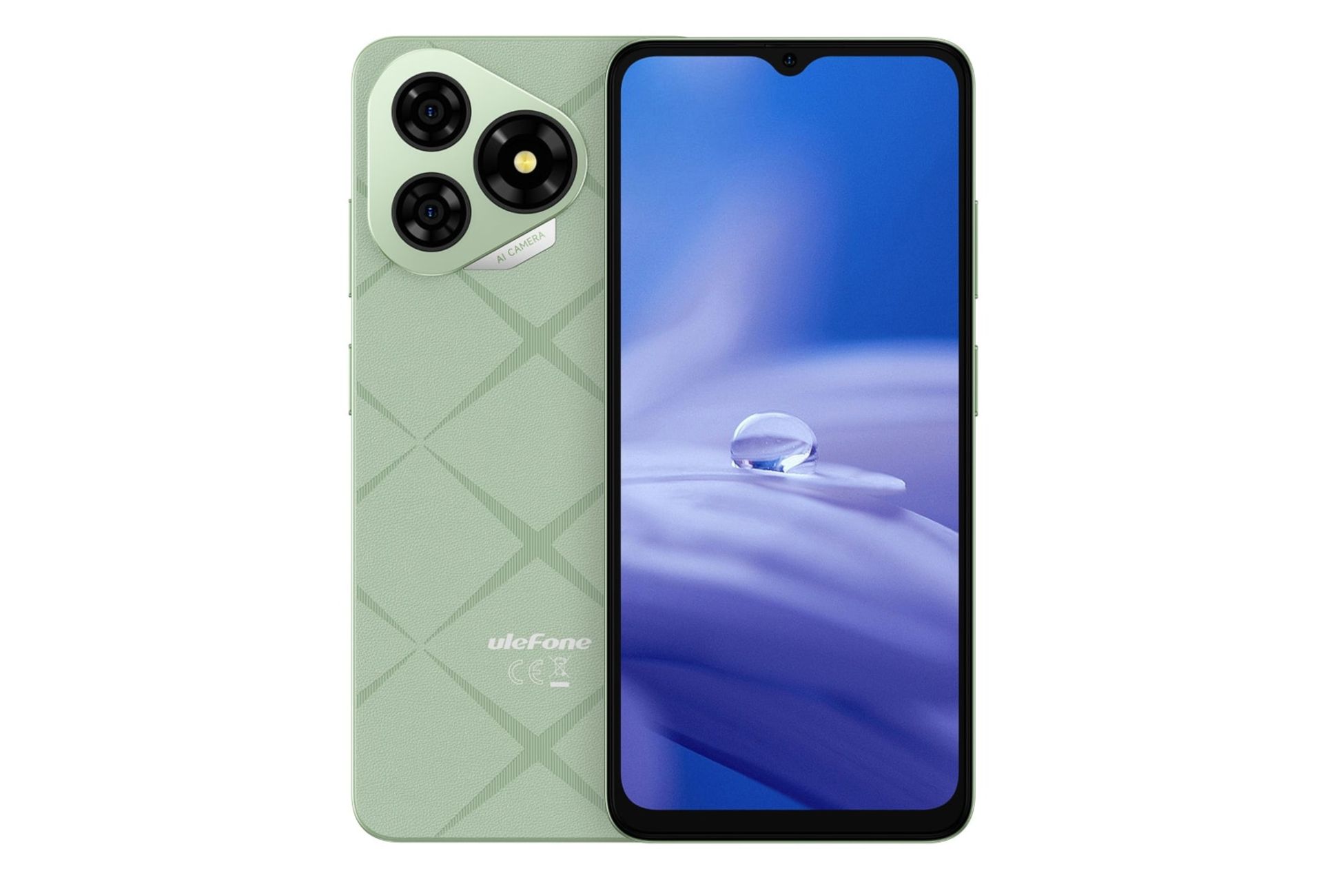 پنل جلو و پشت گوشی موبایل یولفون Ulefone Note 19 سبز