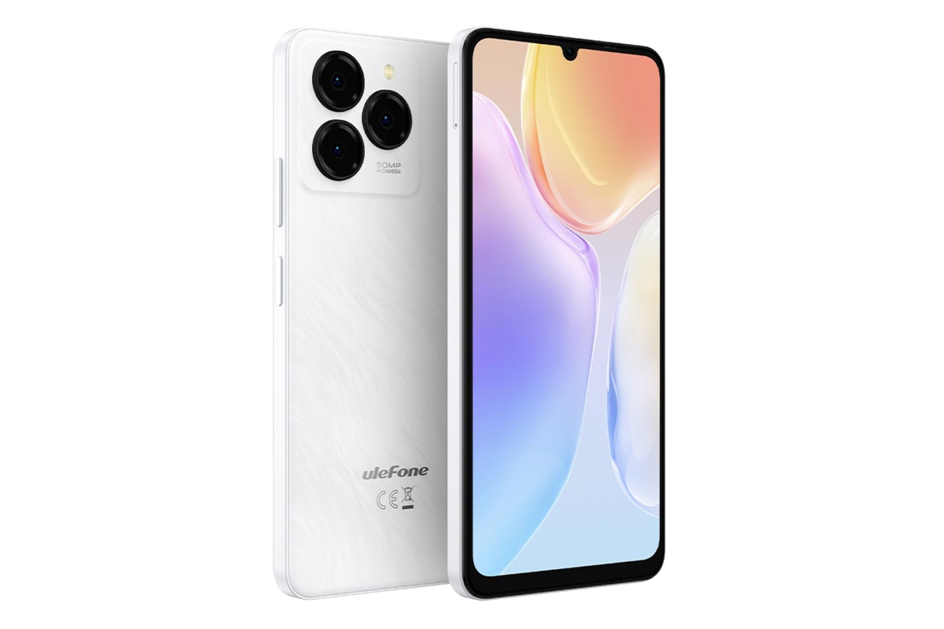 پنل جلو و پشت گوشی موبایل Note 20 پرو یولفون سفید / Ulefone Note 20 Pro