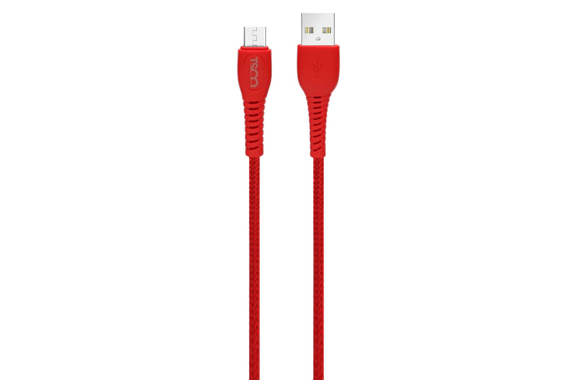 کابل شارژ USB تسکو Type-A به Micro-USB مدل TC A 183 با طول 1 متر رنگ قرمز