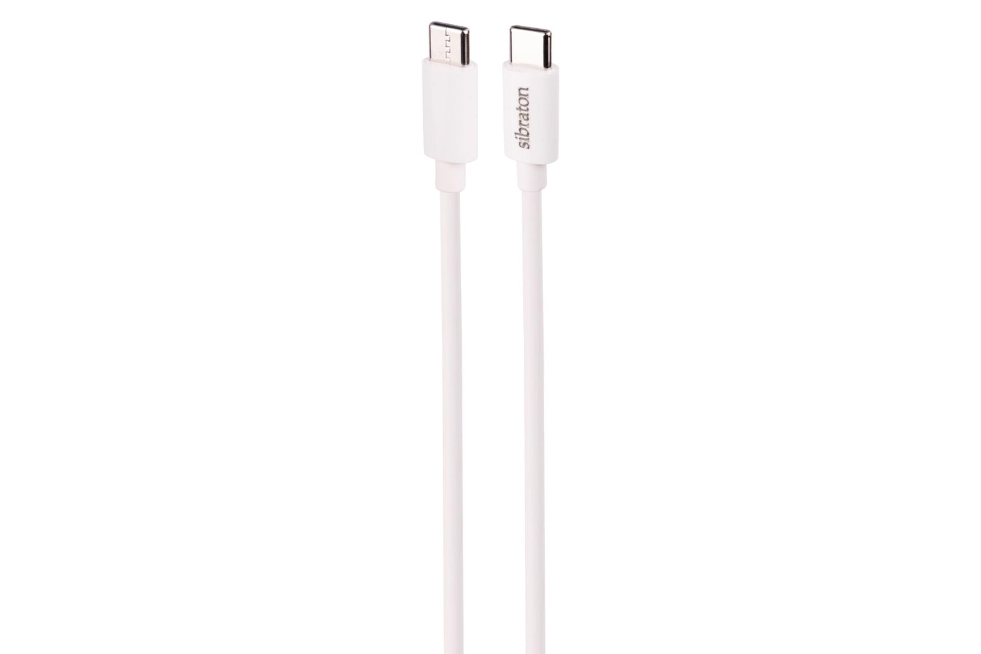 کابل شارژ USB سیبراتون Type-C به Type-C مدل S280C با طول 1.2 متر
