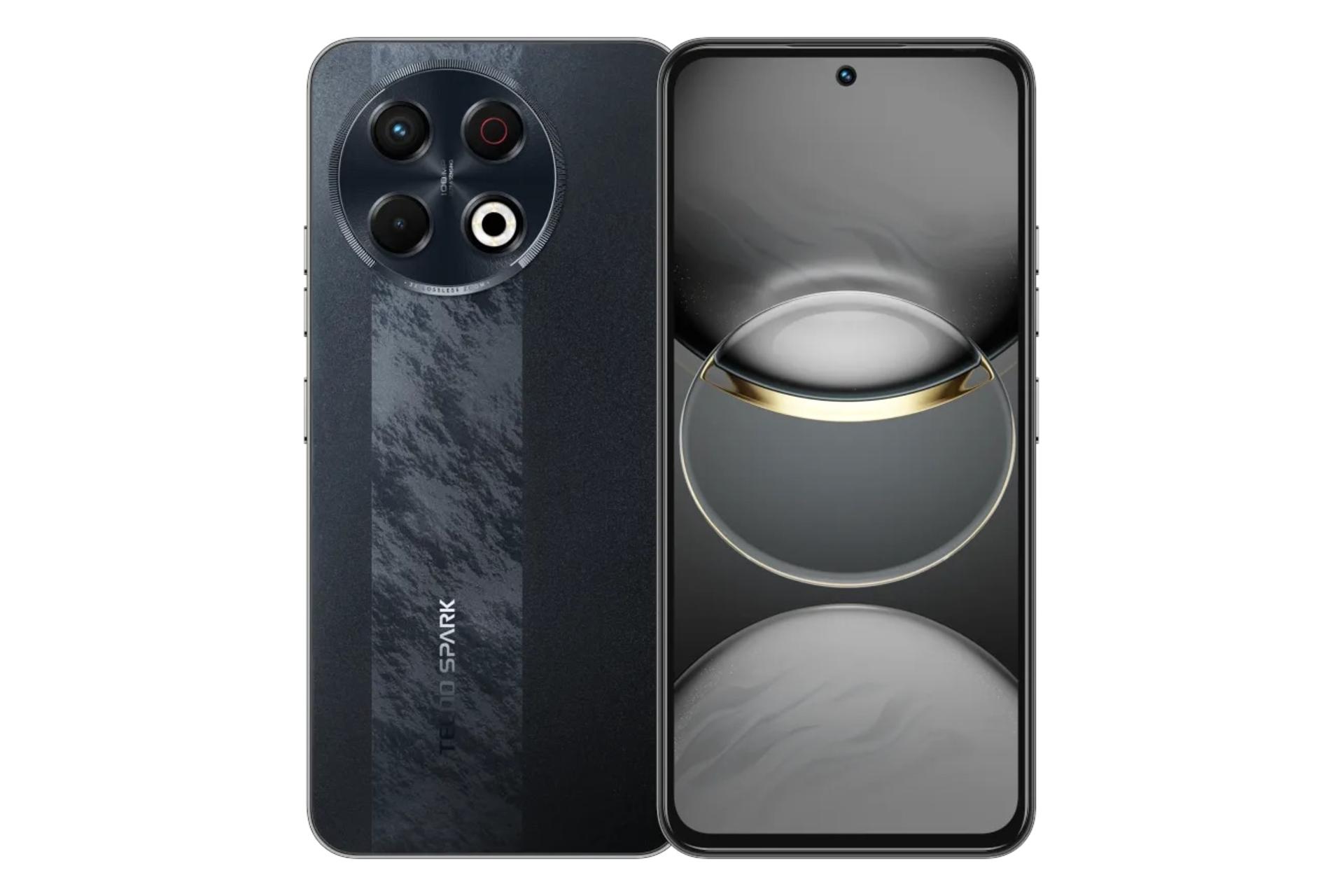 پنل جلو و پشت گوشی موبایل اسپارک 30 پرو تکنو مشکی / Tecno Spark 30 Pro