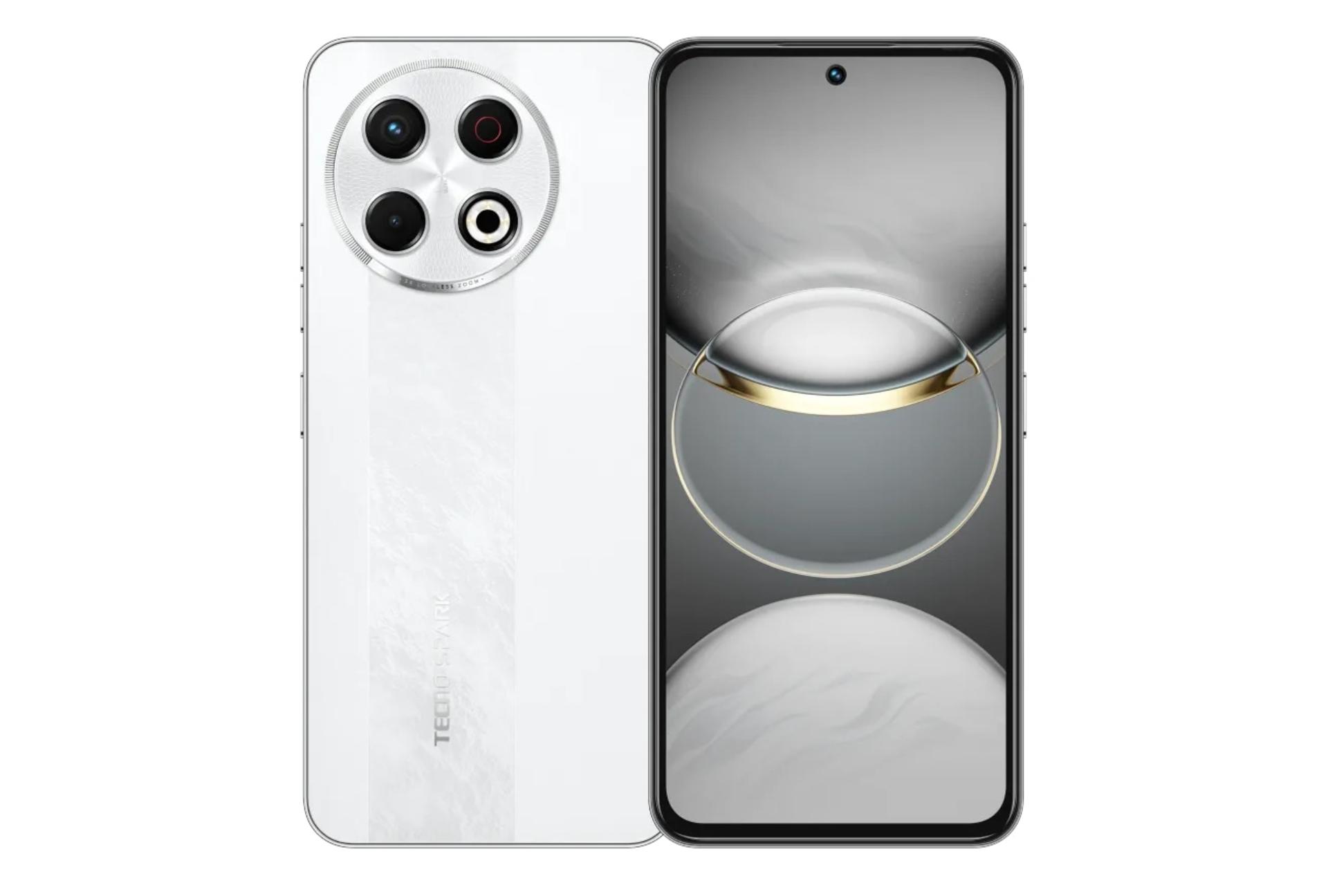 پنل جلو و پشت گوشی موبایل اسپارک 30 پرو تکنو سفید / Tecno Spark 30 Pro