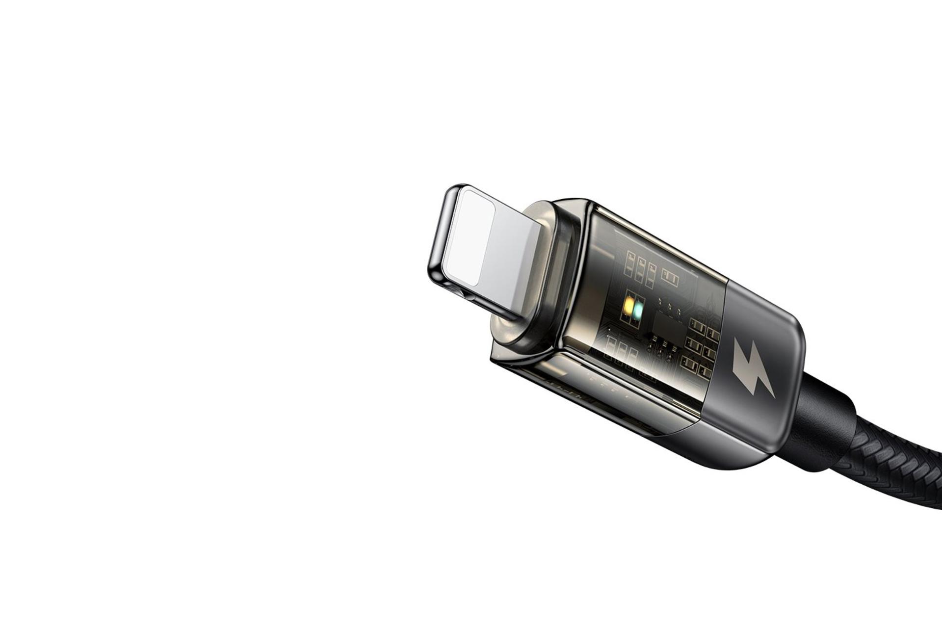 کانکتور و اتصال کابل شارژ USB مک دودو Type-A به Lightning مدل CA-3140 با طول 1.2 متر