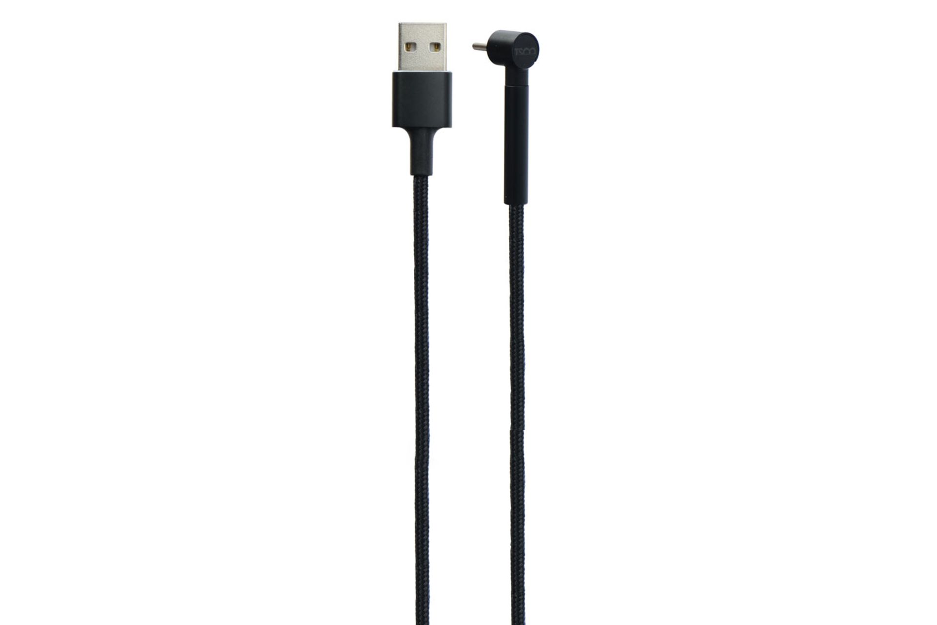کابل شارژ USB تسکو Type-A به Type-C مدل TC C 185 با طول 1 متر رنگ مشکی